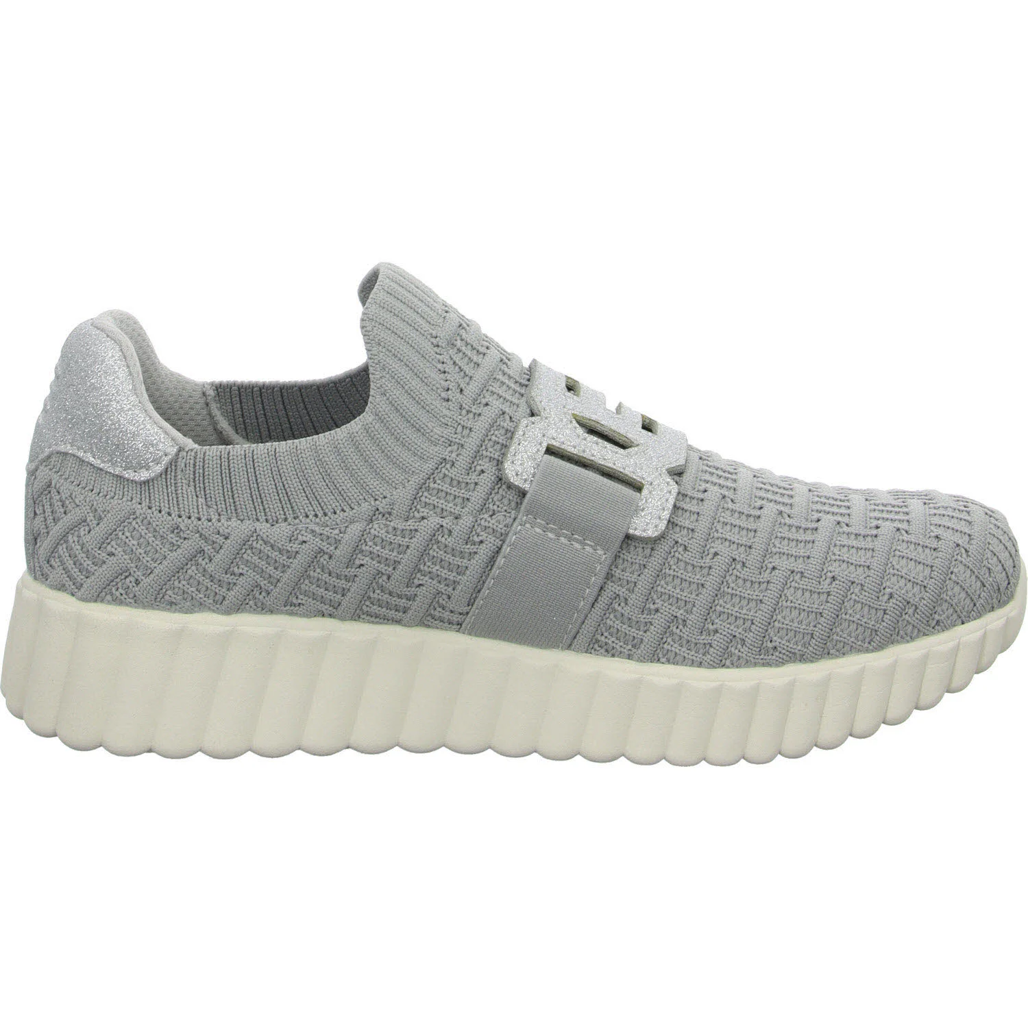 TT.Bagatt Damen Slipper D31AI6626969-1213 Carini light grey/silver normal