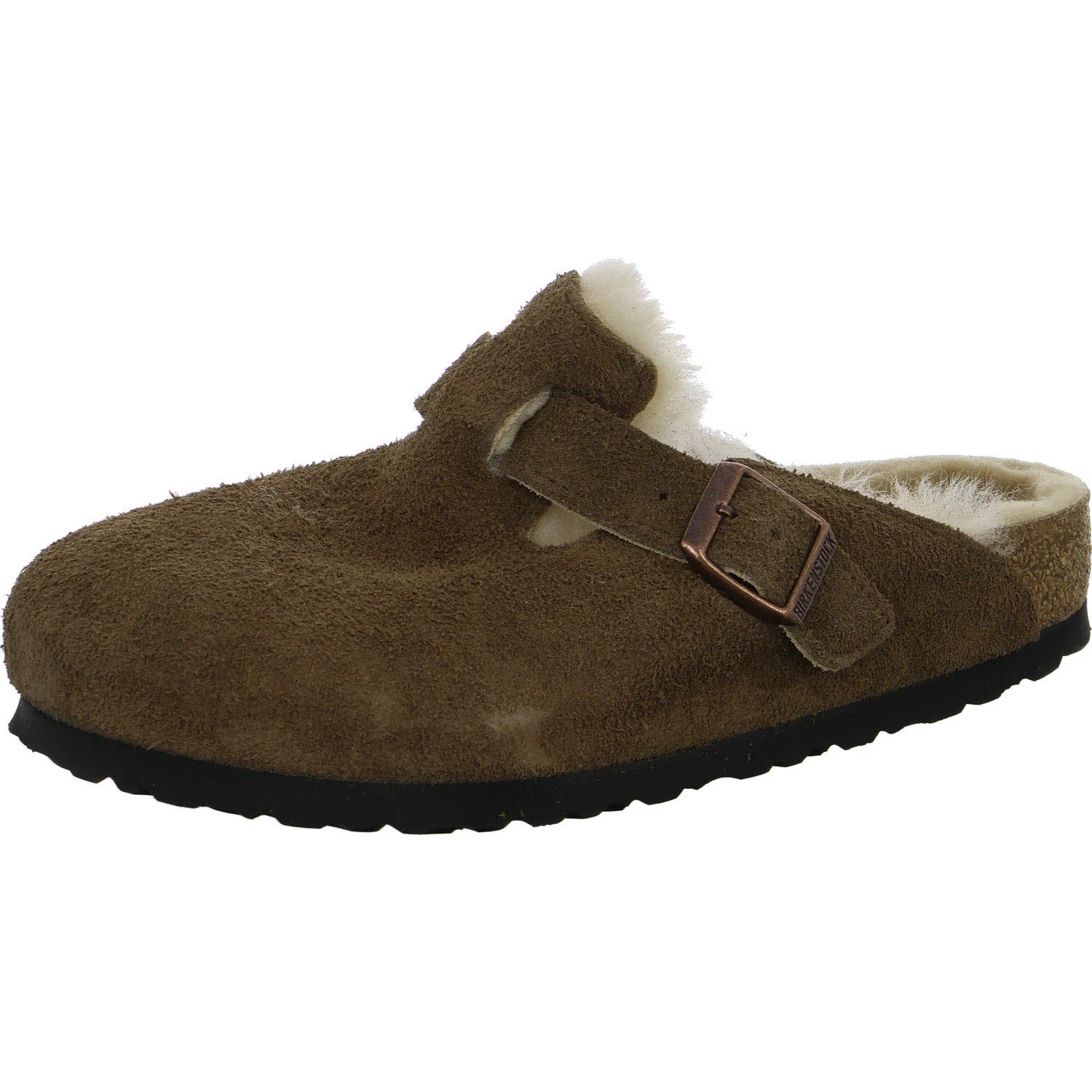 BIRKENSTOCK Damen Winterpantoffel 1032440 Boston Shearling dark tea normal
