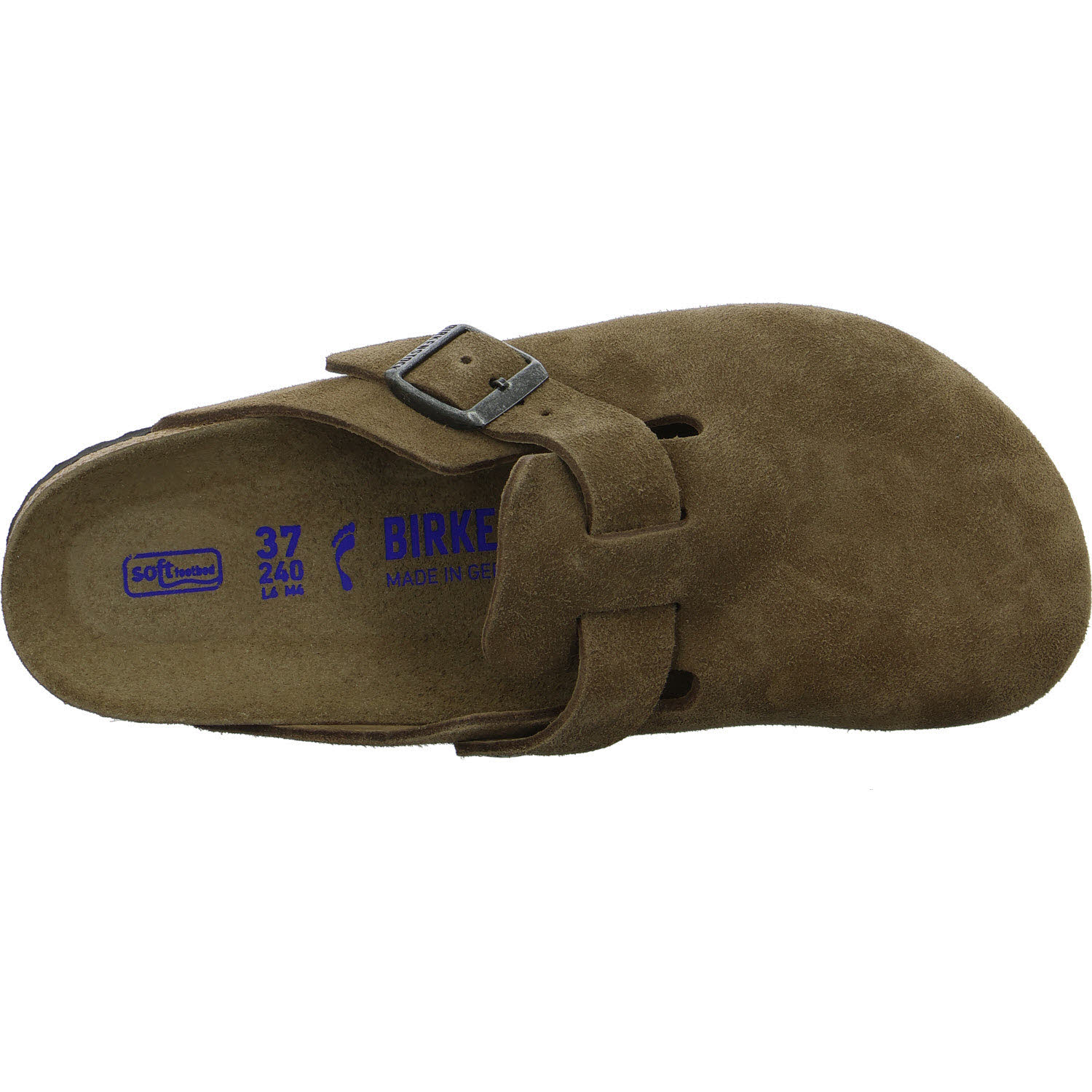 BIRKENSTOCK Clogs 1030861 Boston Soft Footbed dark tea tonal FB schmal