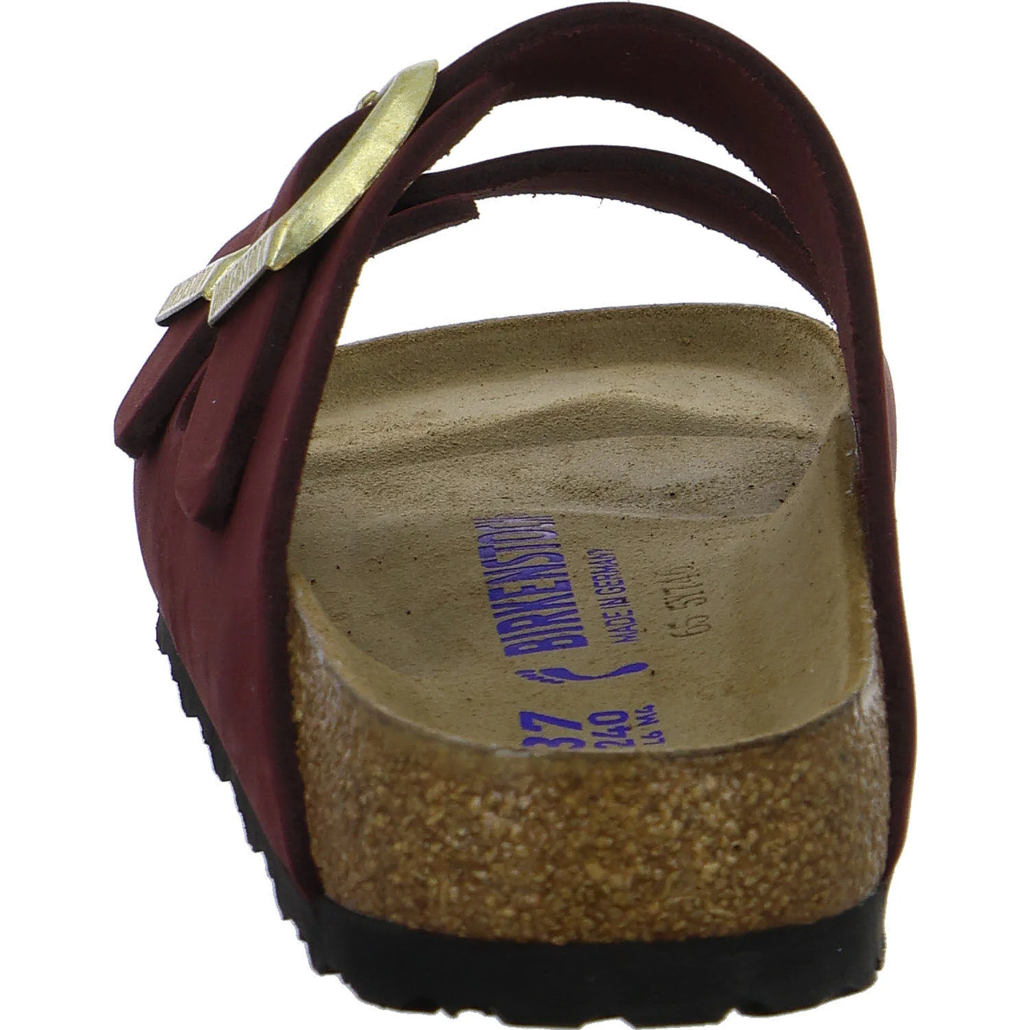 Element 4 von 8 (Bild) – BIRKENSTOCK Pantoletten 1028719 Arizona Soft Footbed zinfandel schmal