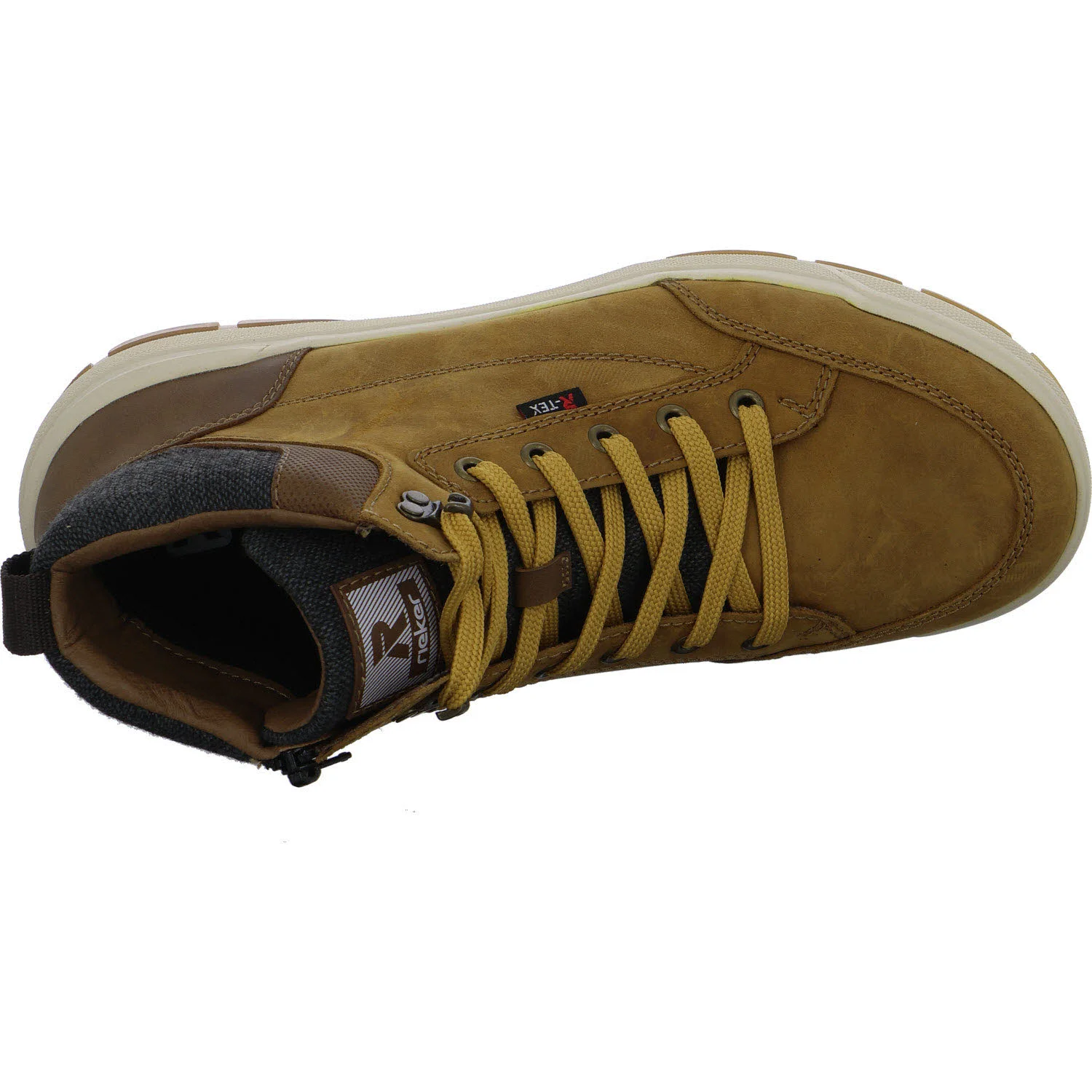 Rieker Herren Schnürstiefel warm U0074-68 U0074 butterscotch/nuss/anthrazit G 1/2 (weit)