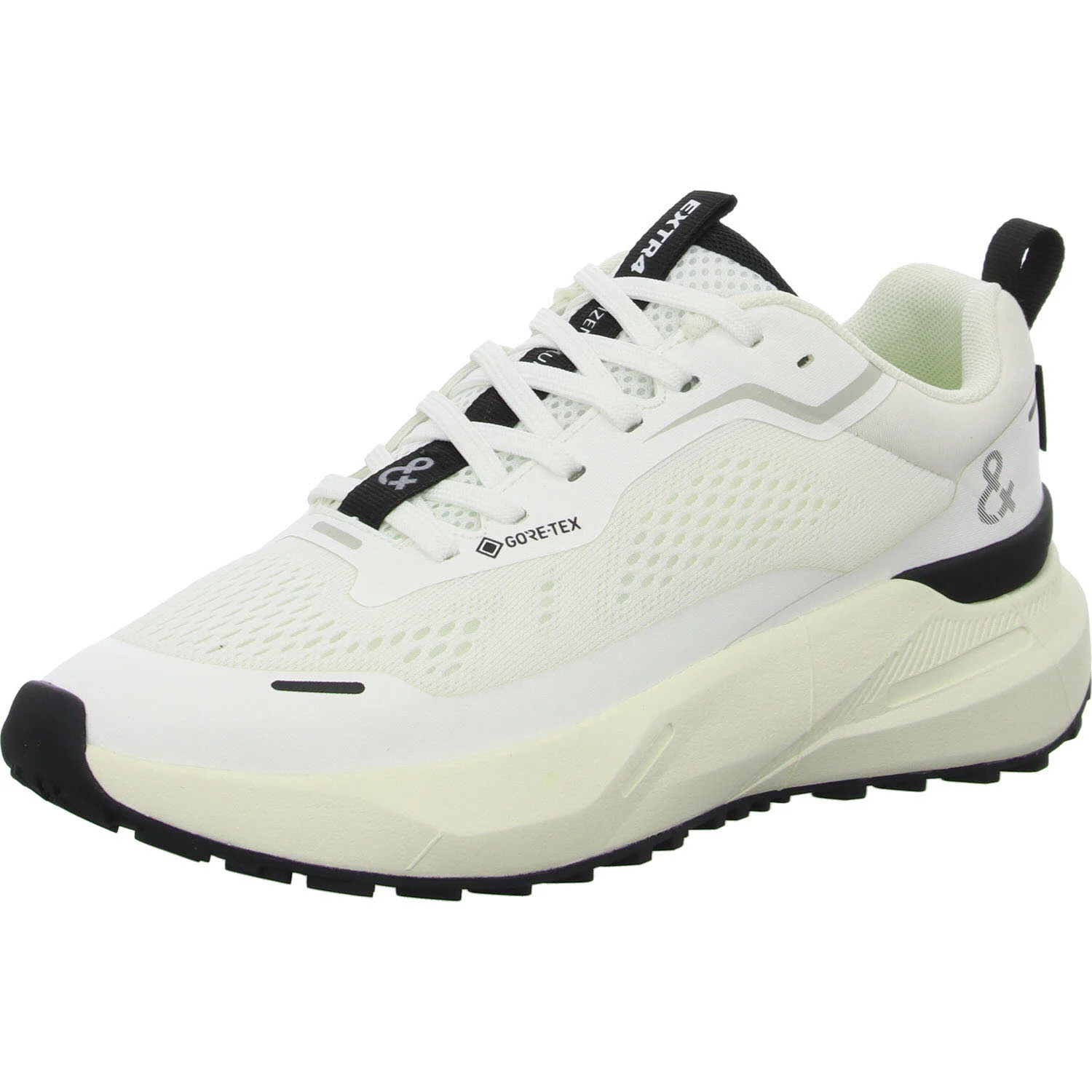 EXTR4 Damen Schnürschuhe 7705022 U-KAIZEN GTX bianco-nero normal