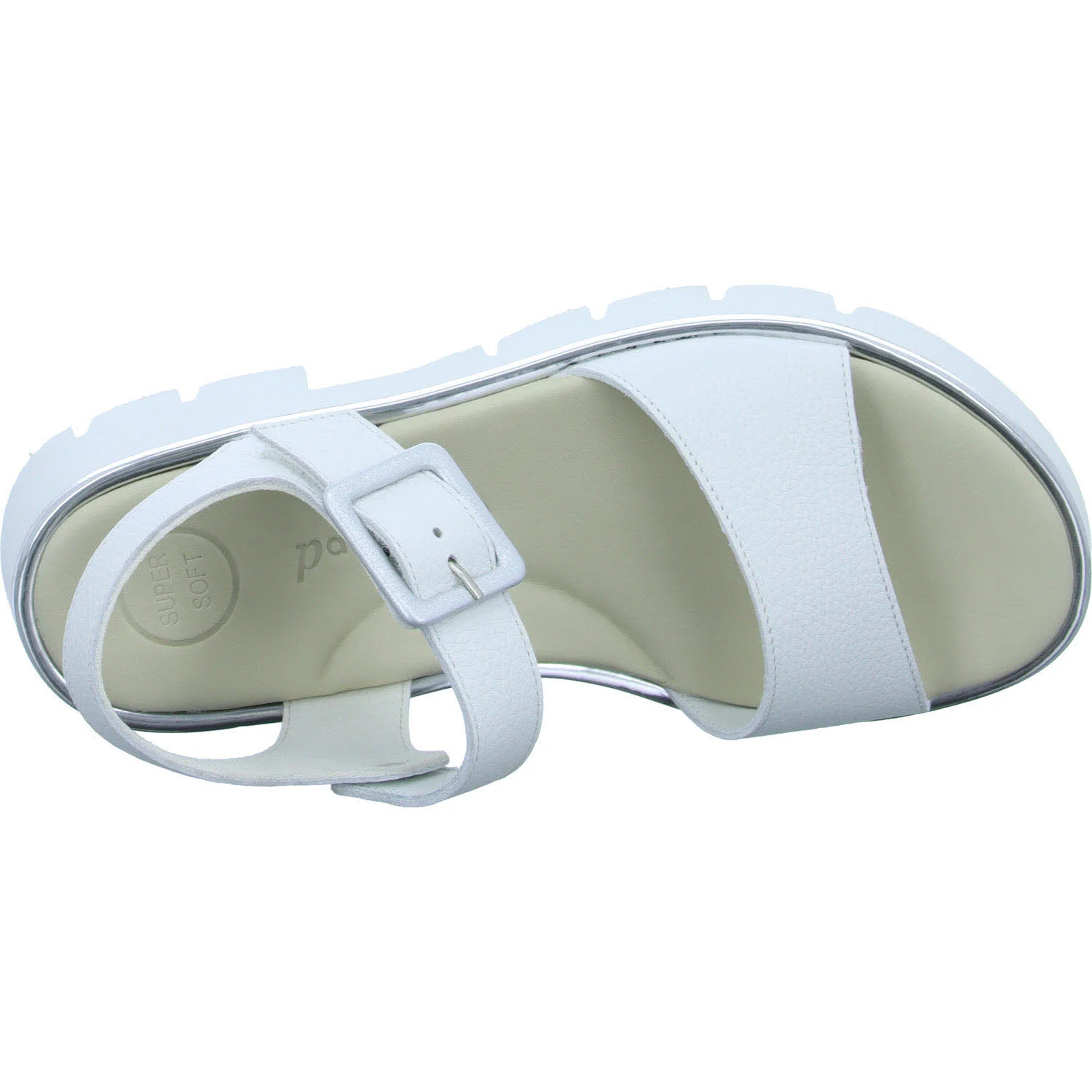 Element 8 von 8 (Bild) – Paul Green Damen Sandalen 6134-005 6134 grained white normal