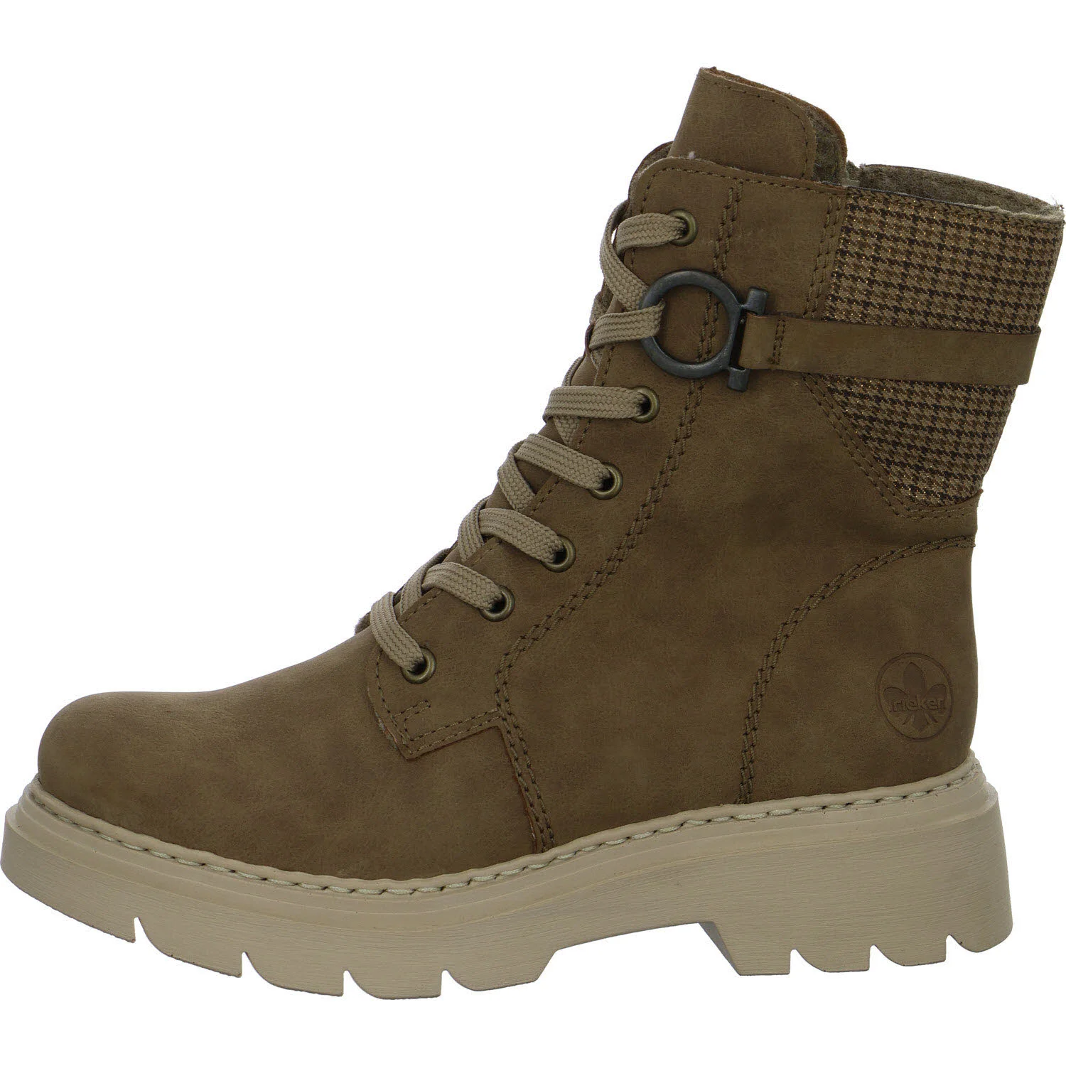 Element 6 von 8 (Bild) – Rieker Damen Schnürstiefel 76732-20 76732 oat/latte F (normal)