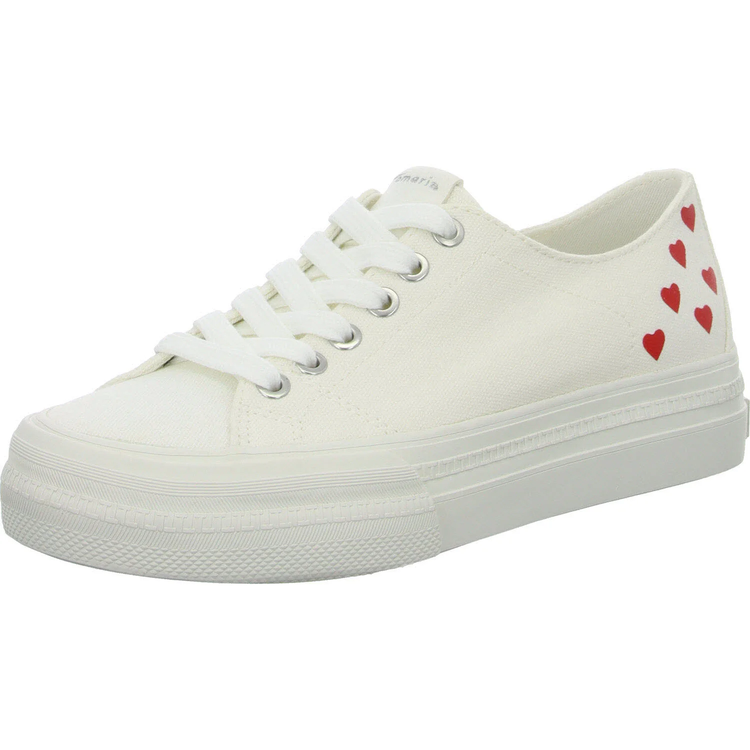 Element 2 von 8 (Bild) – Tamaris Damen Schnürschuhe 1-23744-42/197 1-23744-42 white comb normal