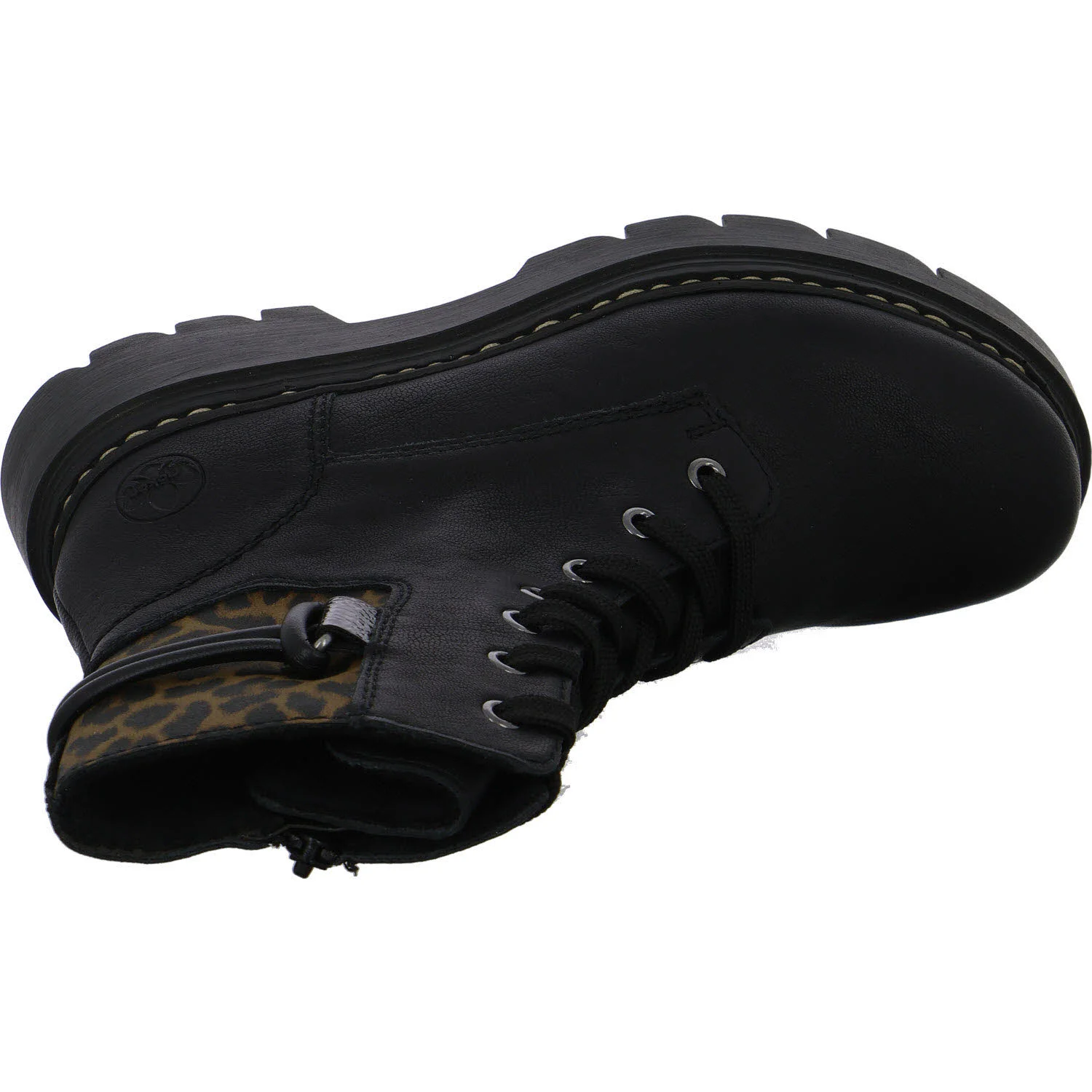 Element 8 von 8 (Bild) – Rieker Damen Schnürstiefel 76724-00 76724 schwarz/braun/schwarz F (normal)