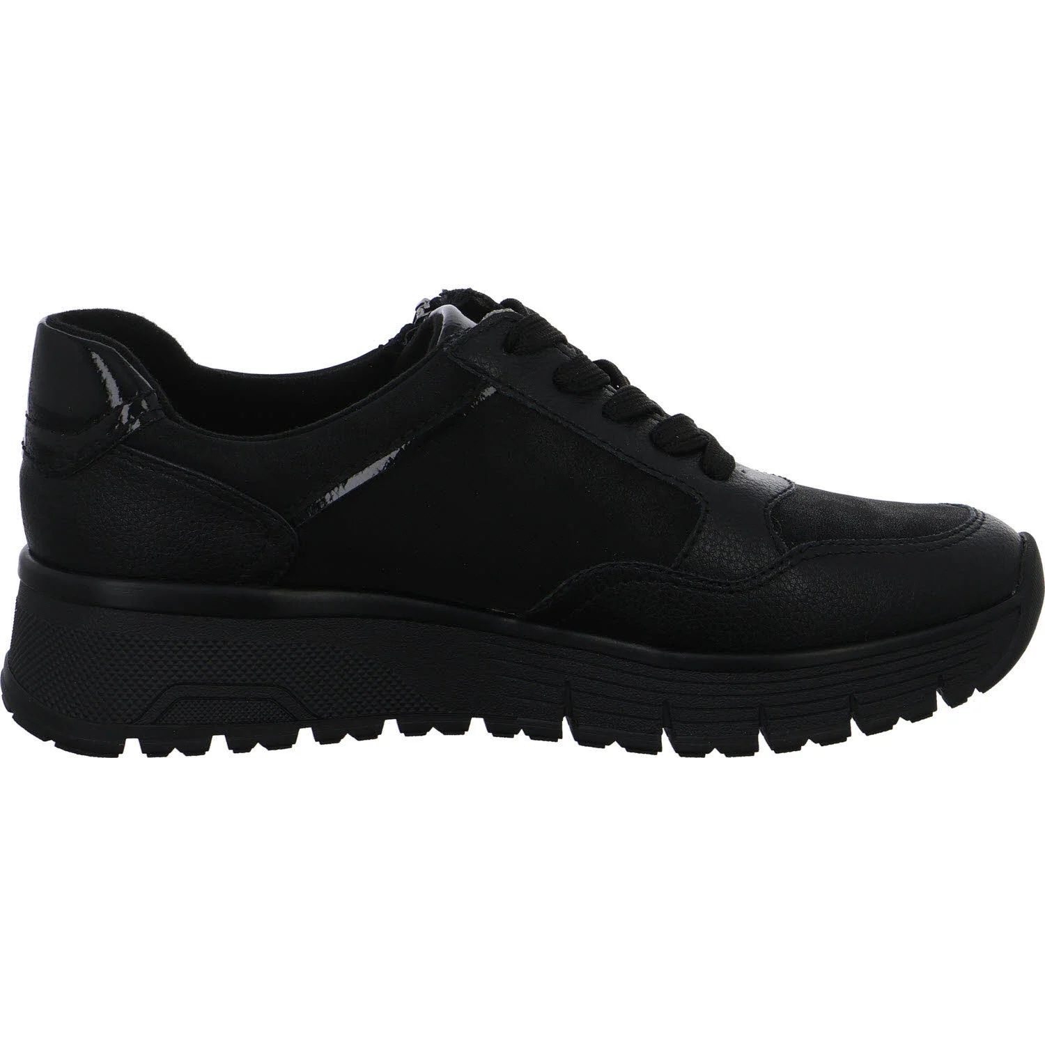 Jana Damen Schnürschuhe 8-23762-45-007 8-23762-45 black uni H (weit)
