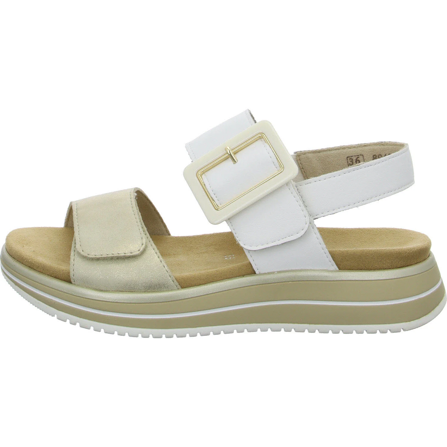 Remonte Damen Sandalen D1J53-80 D1J53 muschel/weiss F 1/2 (normal)