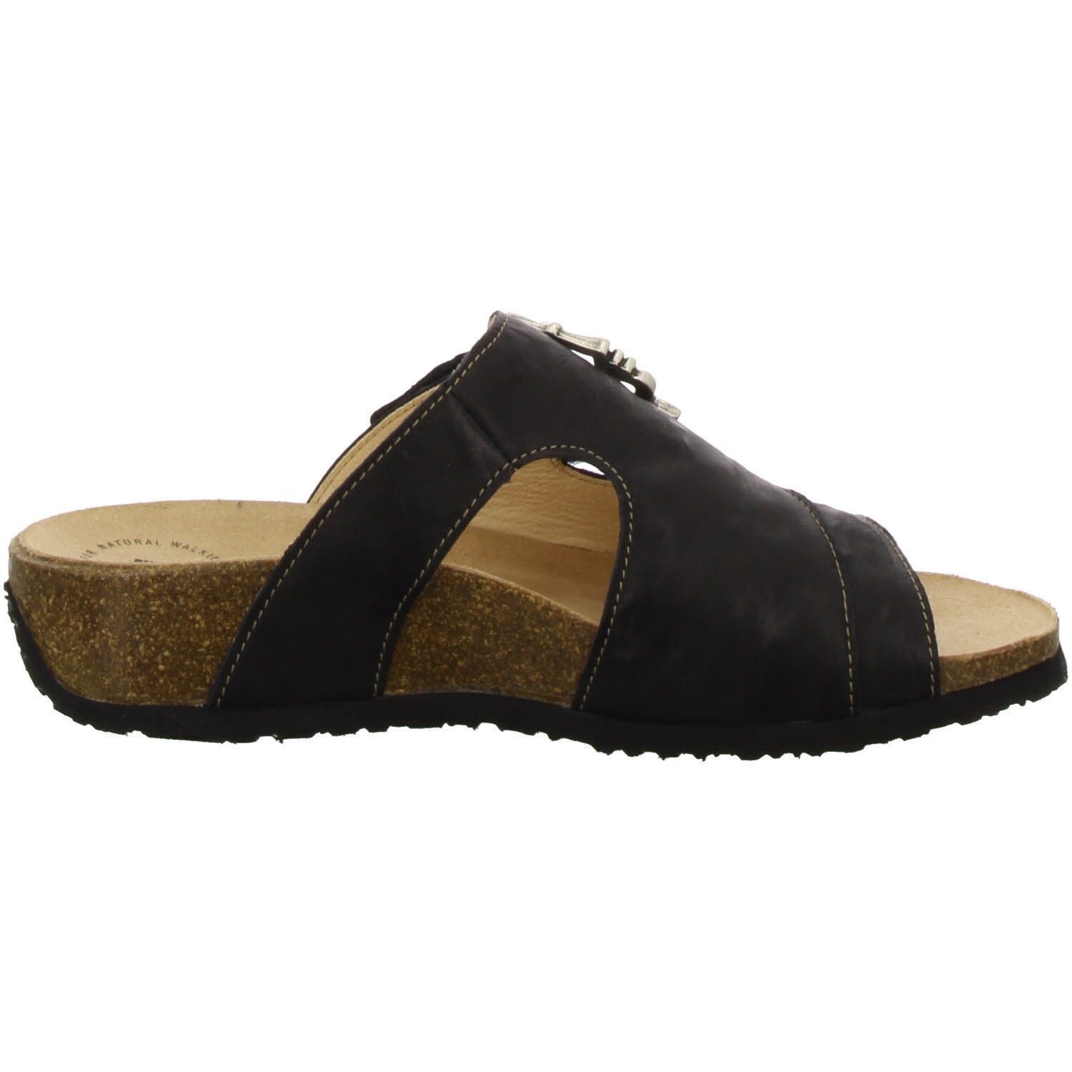 Think Damen Pantoletten 3-000124-0010 Mizzi schwarz F 1/2 (normal)