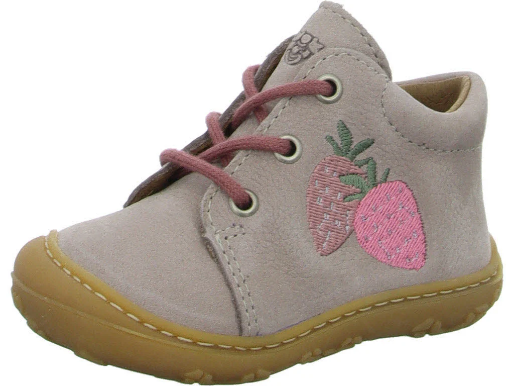Ricosta Kinder Halbschuhe zum Schnüren 50 1203202/320 Mecki viola (Erdbeeren) WMS mittel