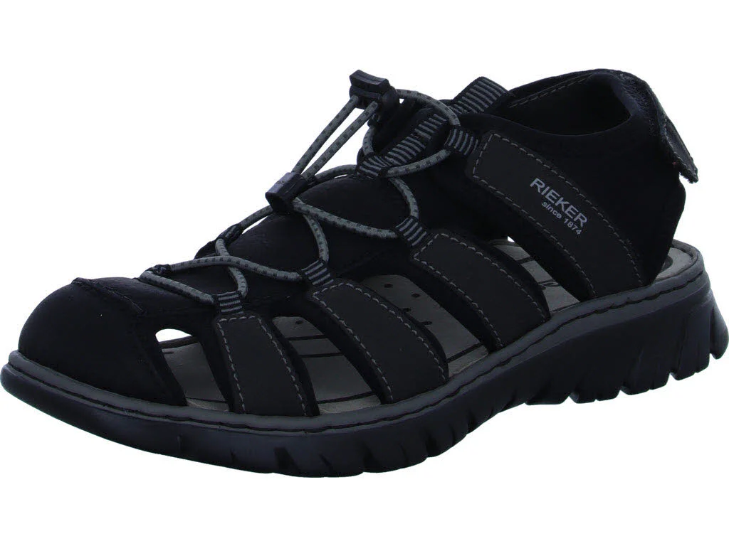 Element 1 von 3 (Bild) – Rieker Herren Sandalen 26770-00 26770 schwarz/schwarz/schw G (weit)