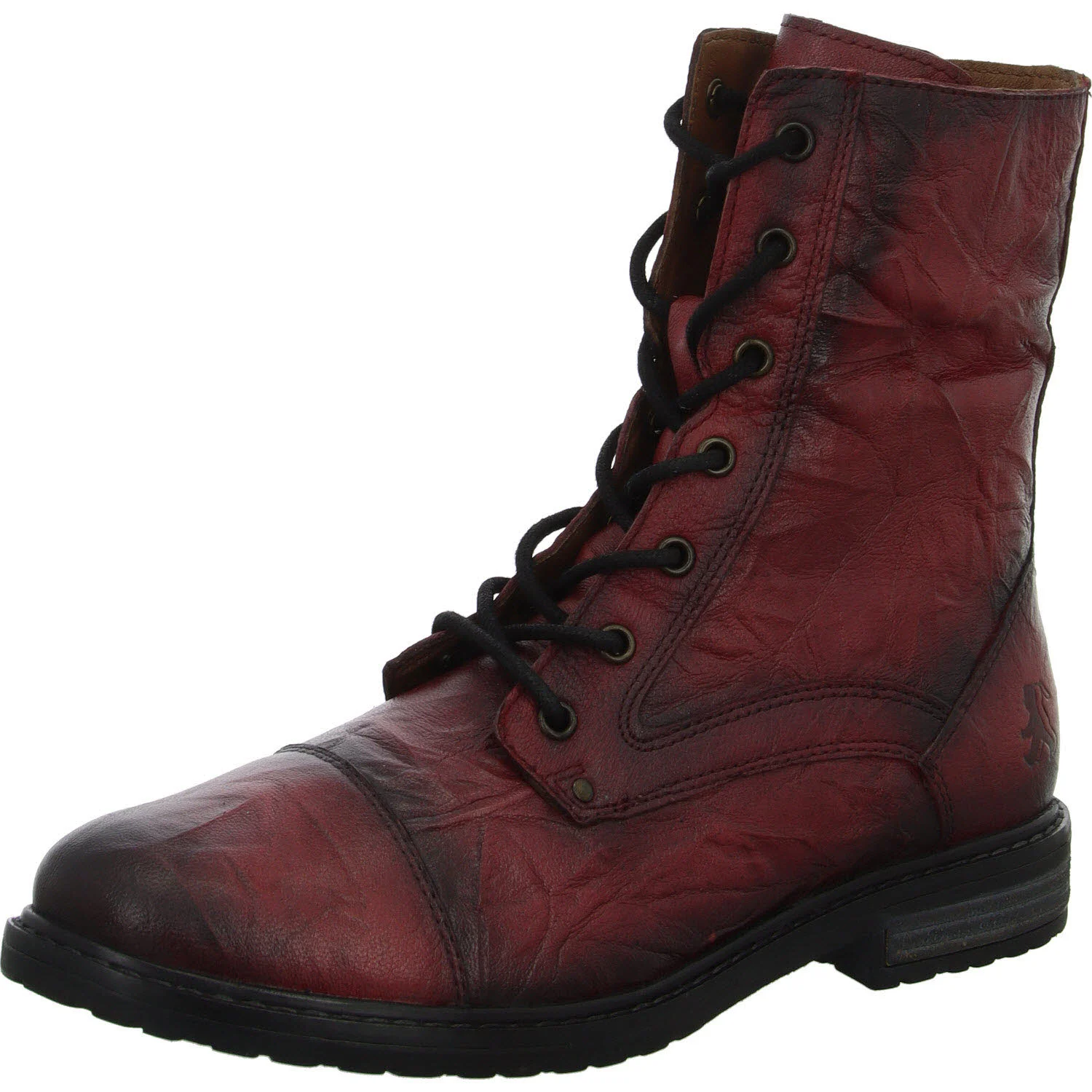 2go Fashion Damen Schnürstiefel 8991506-5 8991506 rot normal