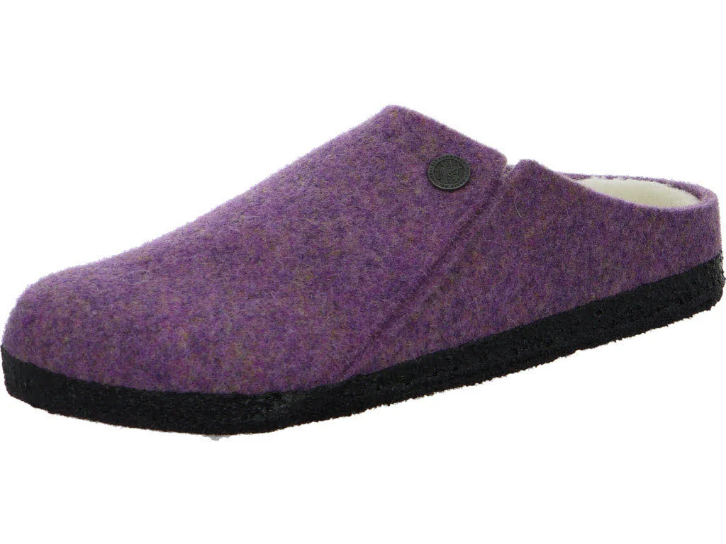 BIRKENSTOCK Damen Winterpantoffel 1030898 Zermatt Shearling mauve melange schmal
