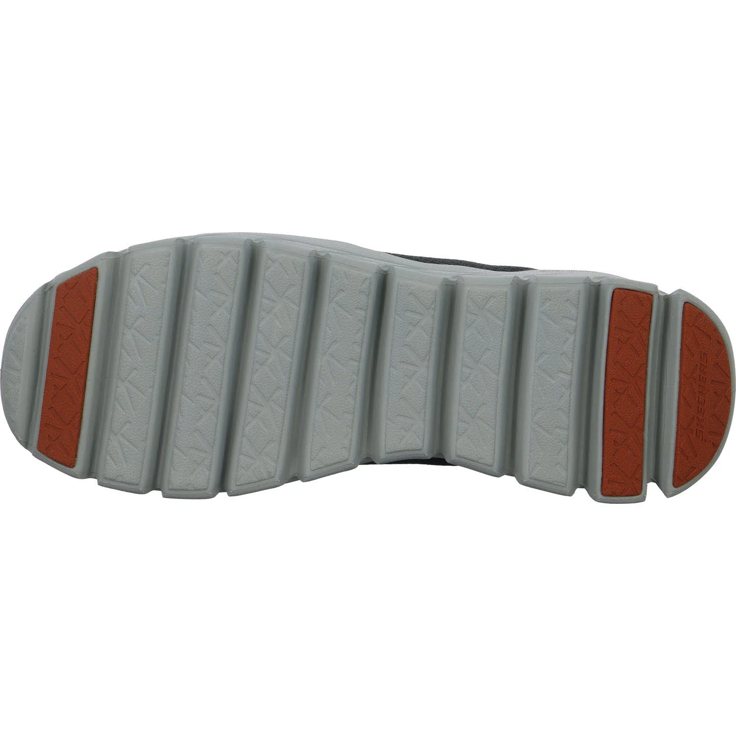 Skechers Herren Slipper 233017 CCOR Glide Step - Remnynt charcoal/orange normal