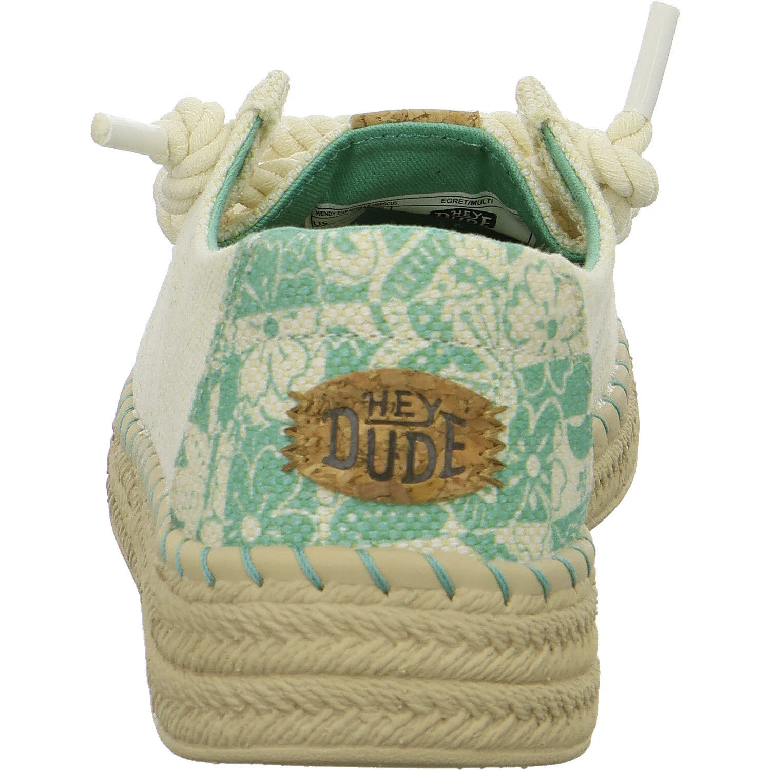 heydude Damen Slipper HD45237-0NI Wendy Espadrille Hibiscus egret/multi weit