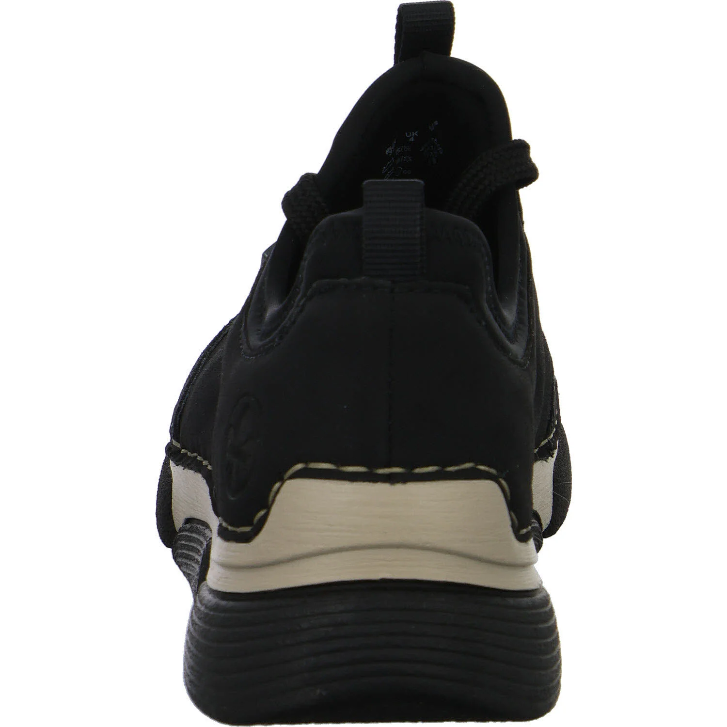 Rieker Damen Slipper 45976-00 45976 schwarz/schwarz F 1/2 (normal)