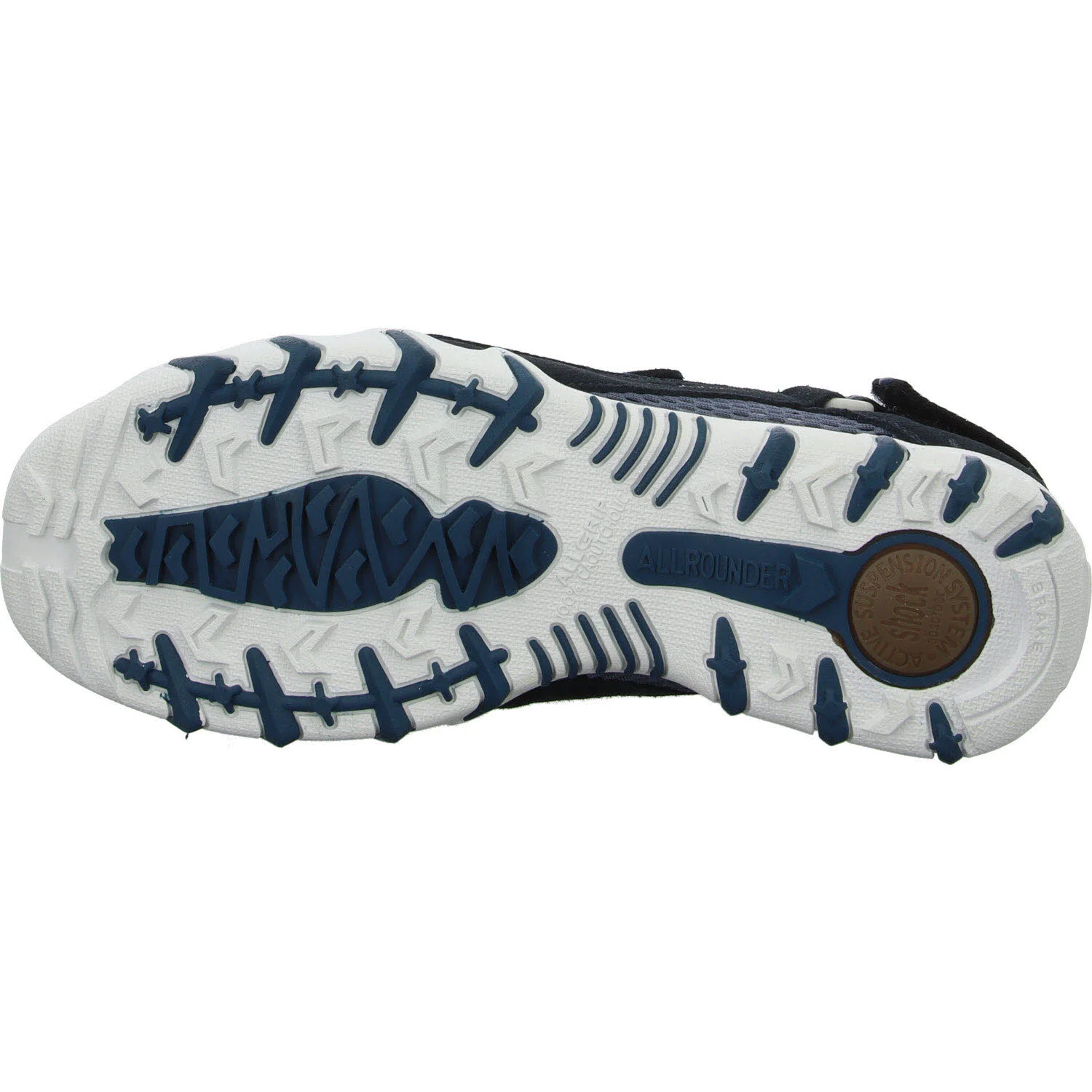 Allrounder by Mephisto Damen Slipper P2006175 Niro ocean/stargazer normal