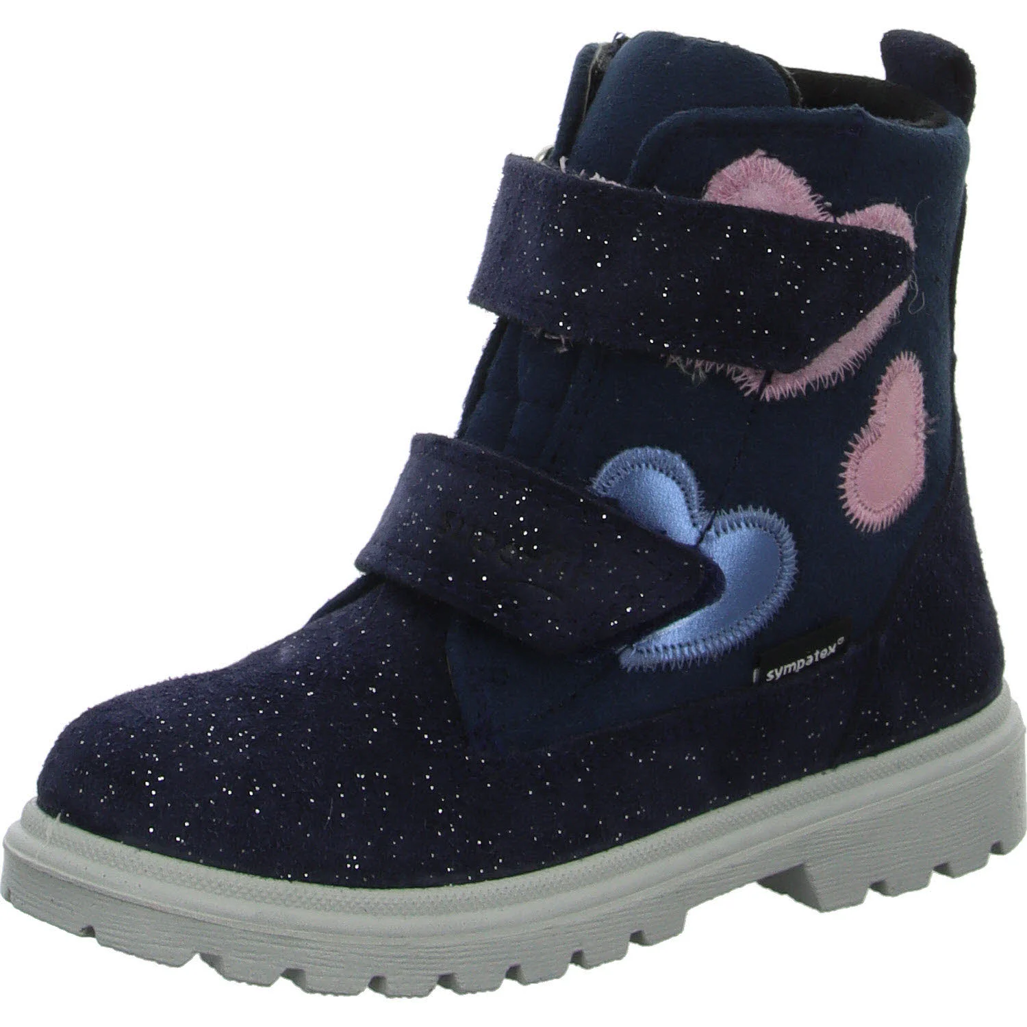 Superfit Kinder Schaftstiefel 1-000901-8000 Spirit blau/rosa WMS mittel