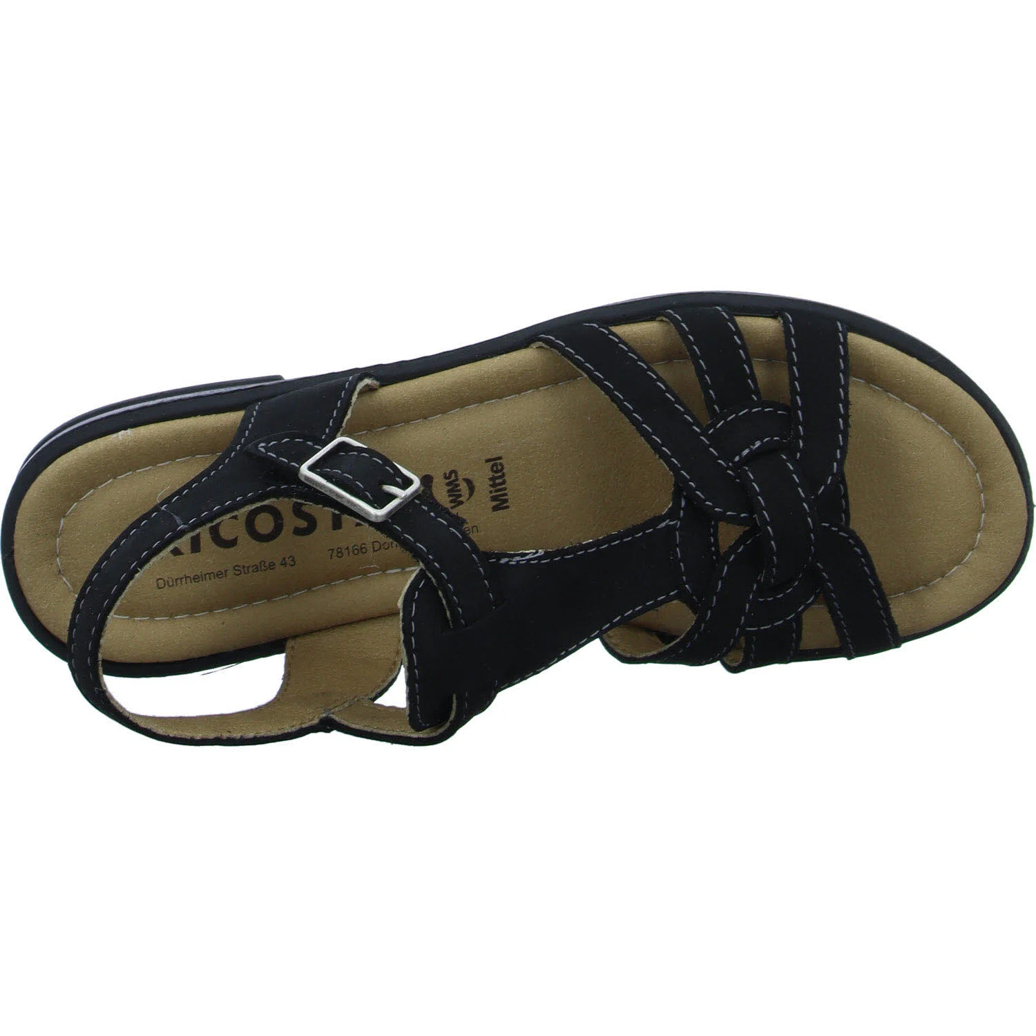 Element 8 von 8 (Bild) – Ricosta Kinder Sandalen 50 7000202/090 Birte schwarz WMS mittel