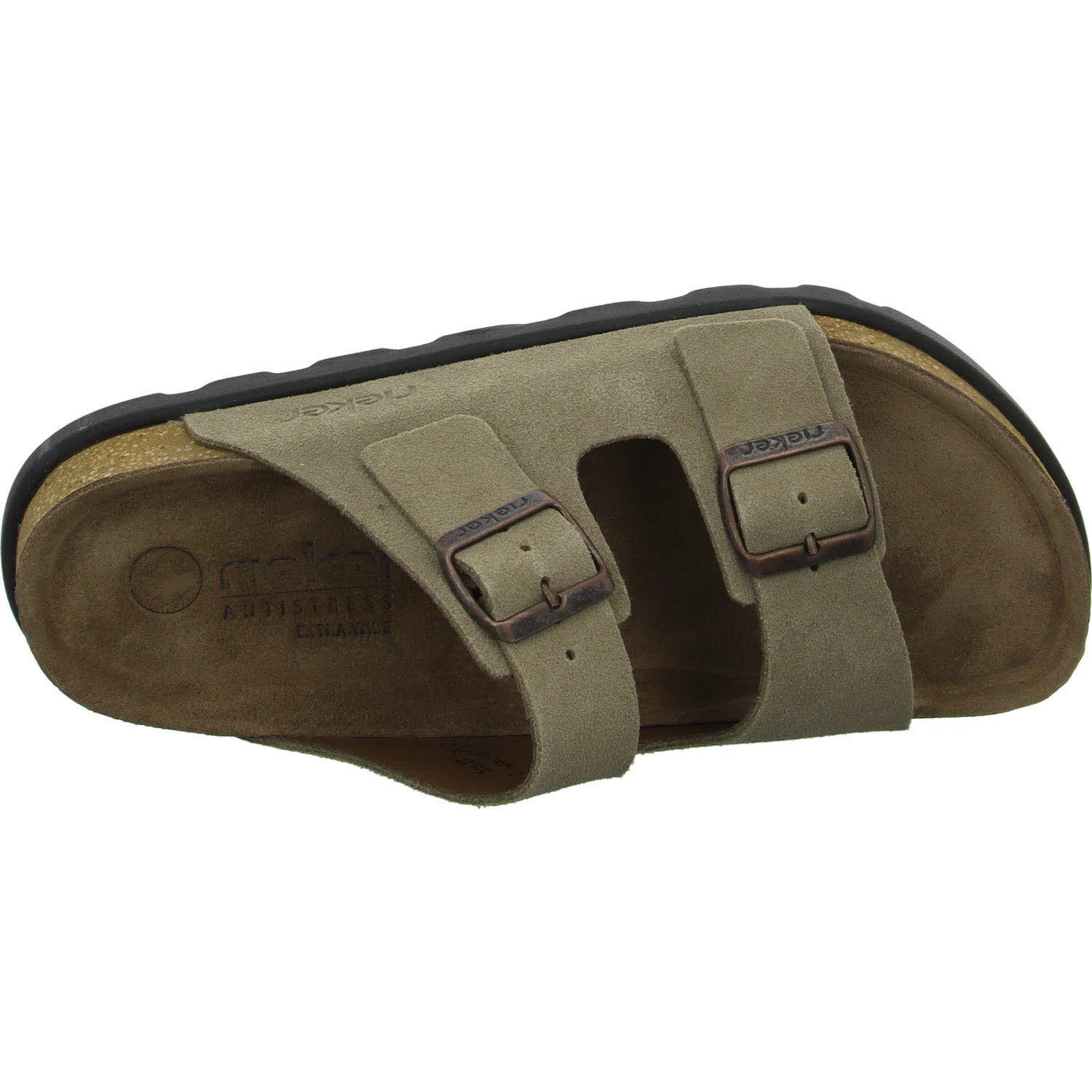 Rieker Pantoletten 21190-27 21190 pfeffer H (extra weit)