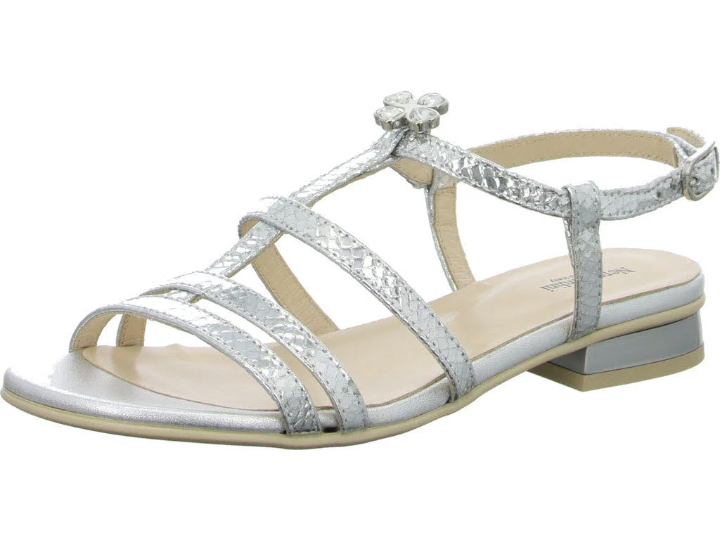 NeroGiardini Damen Sandalen E513270D 700 E513270D argento normal