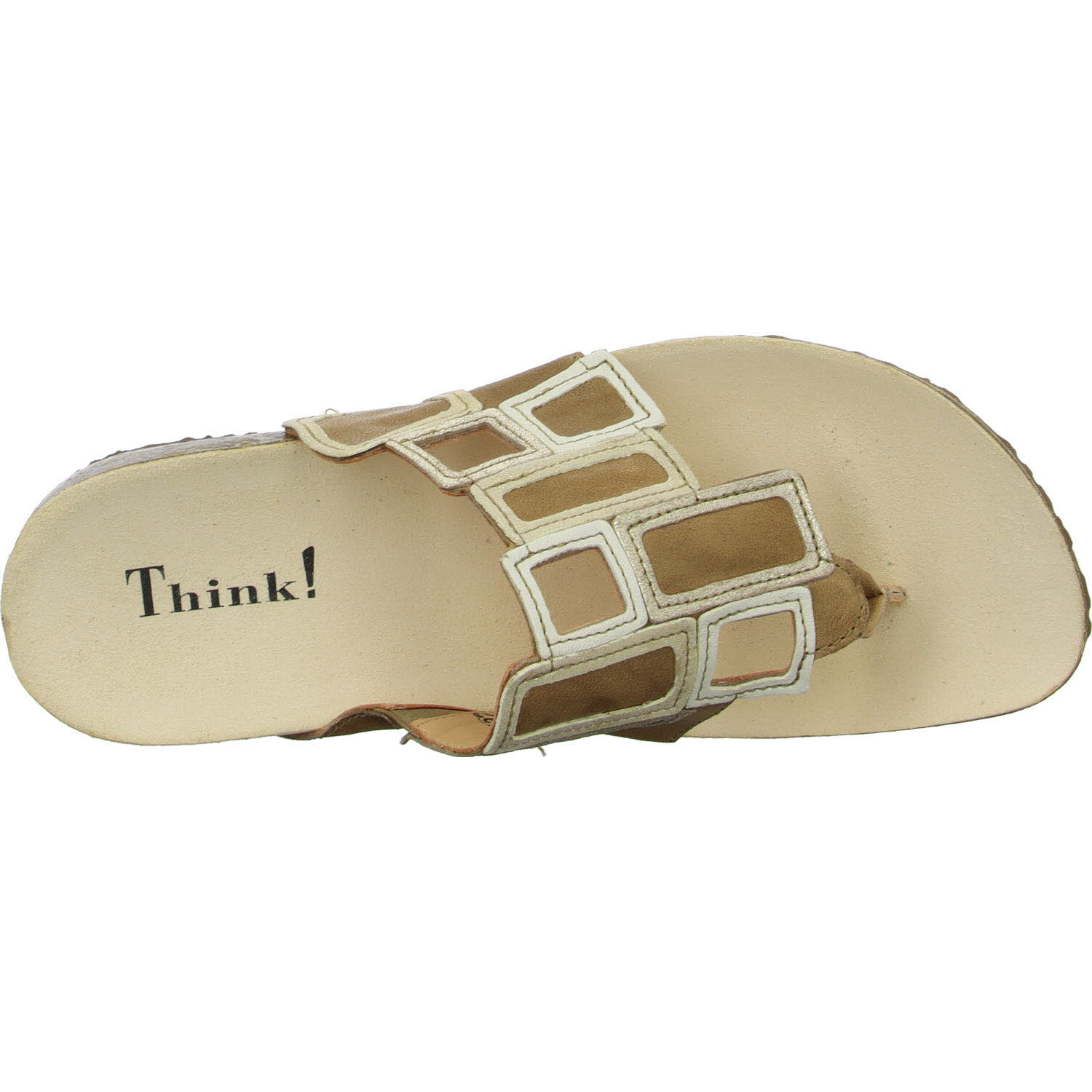 Element 8 von 8 (Bild) – Think Damen Pantoletten 3-001136-4000 Julia nude/kombi F 1/2 (normal)