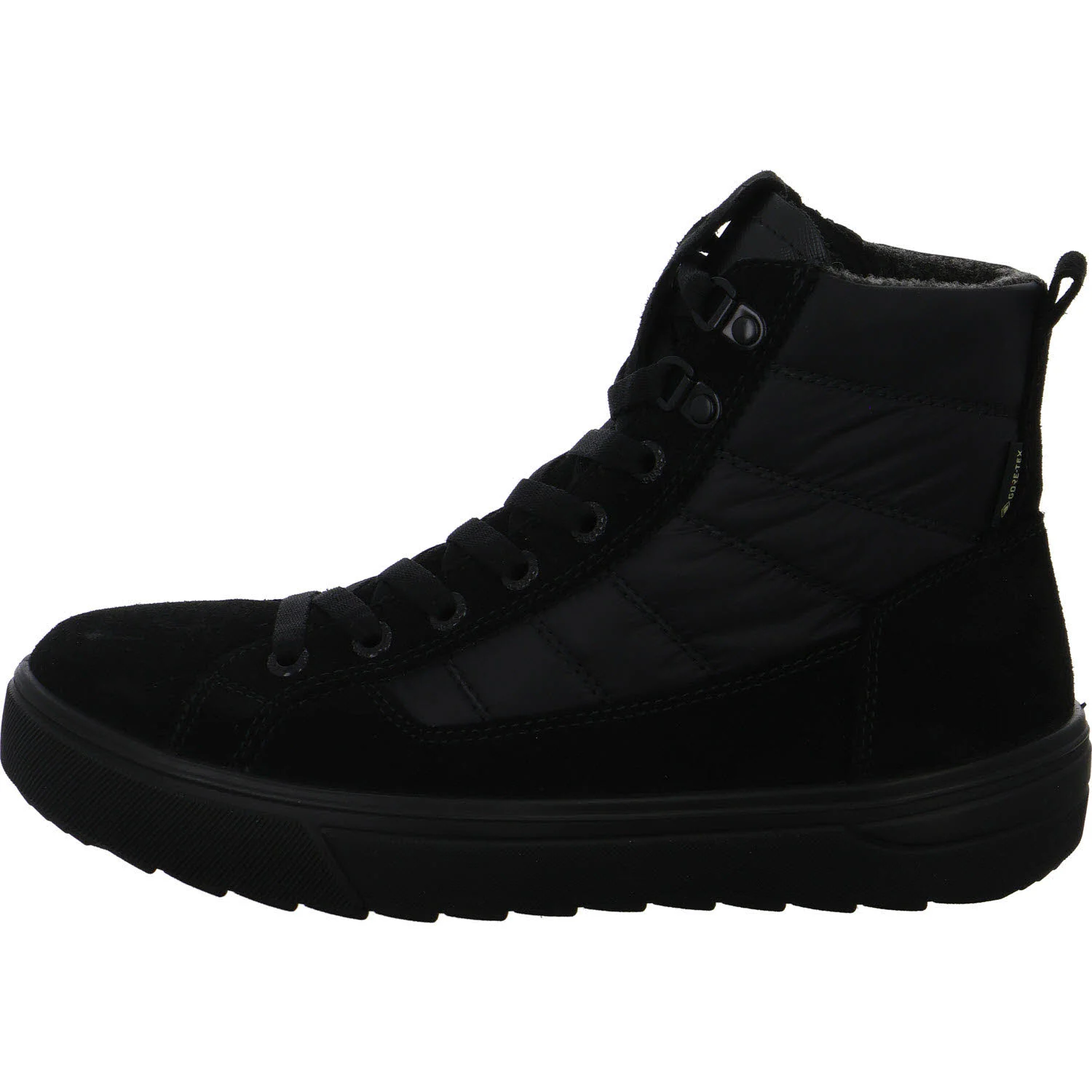 Legero Damen Schnürstiefel warm 2-000481-0000 Milena schwarz (schwarz) H (weit)