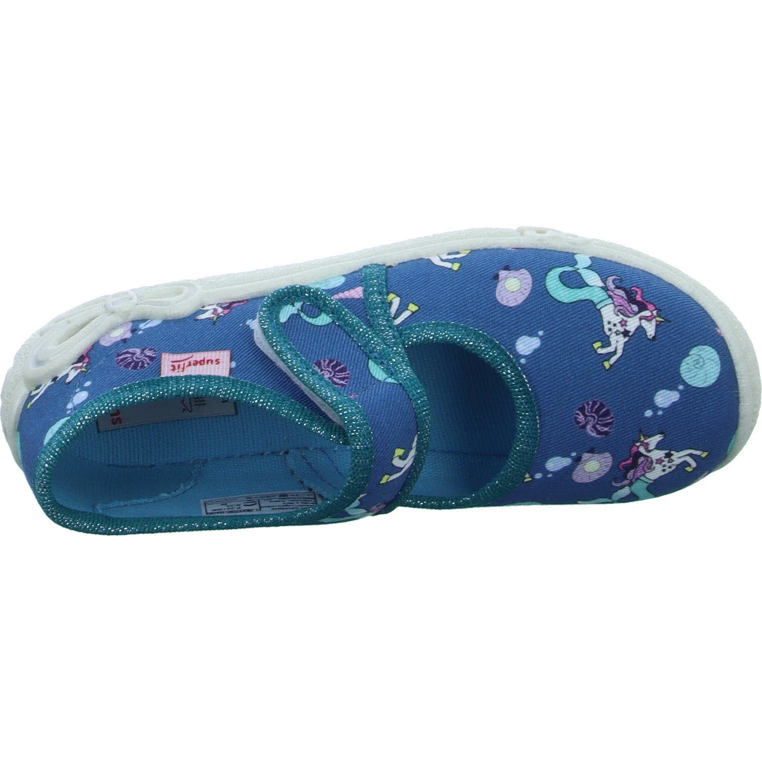 Element 8 von 8 (Bild) – Superfit Kinder Hausschuhe 1-800288-8400 Belinda türkis/mehrfarbig WMS mittel