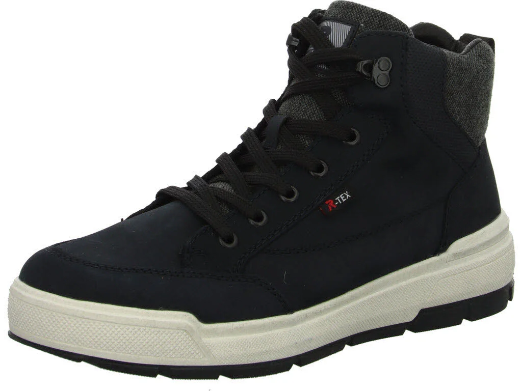 Rieker Herren Schnürstiefel warm U0074-14 U0074 pazifik/pazifik/anthrazit G 1/2 (weit)