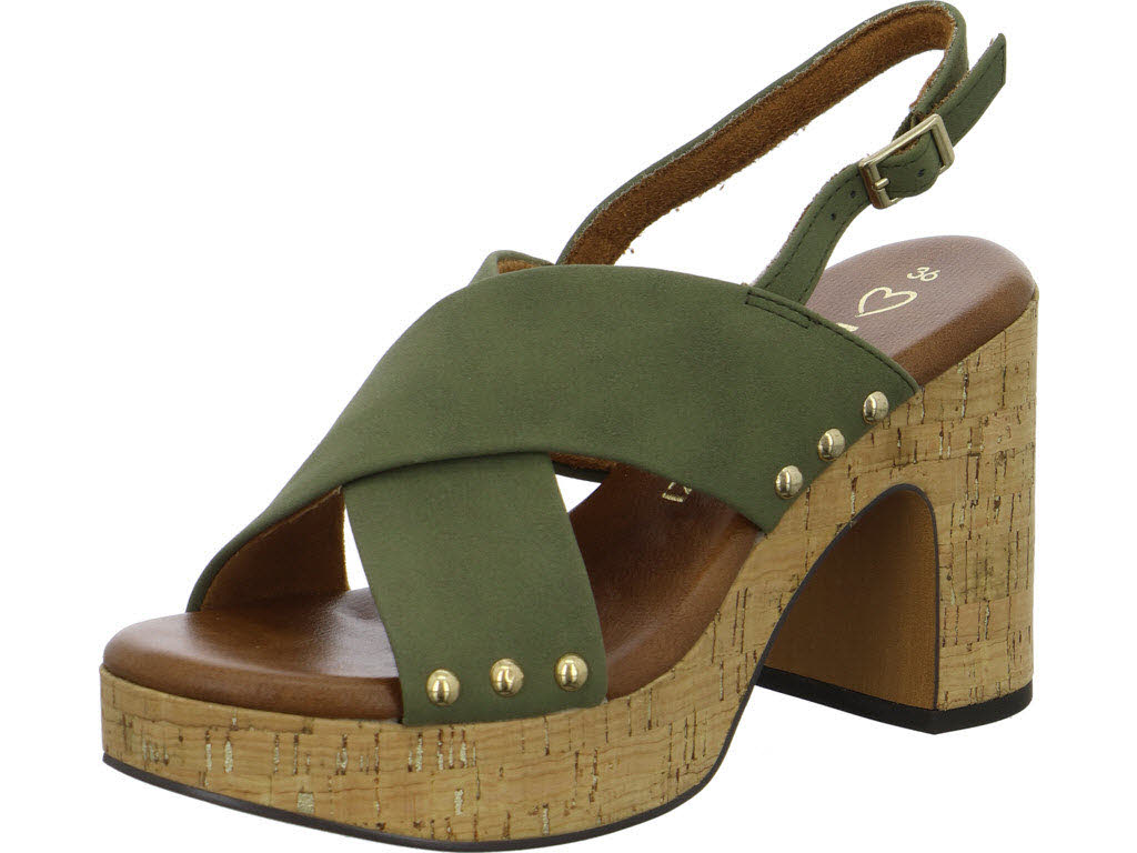 Marco Tozzi Damen Sandalen 2-28366-46/722 2-28366-46 olive normal