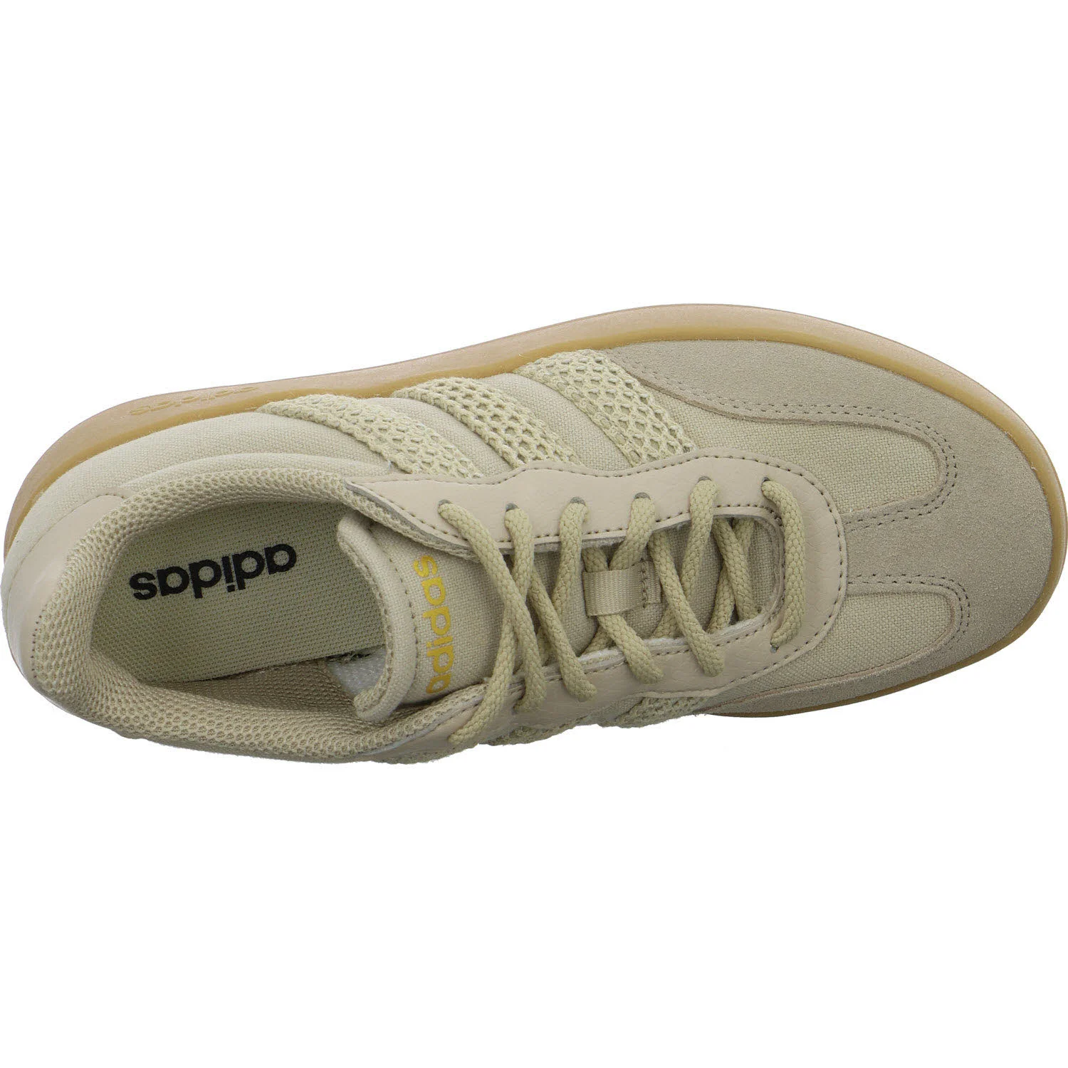Adidas Damen Schnürschuhe KK2338/000 BARREDA wonder beige/wonder beige/gold met. normal