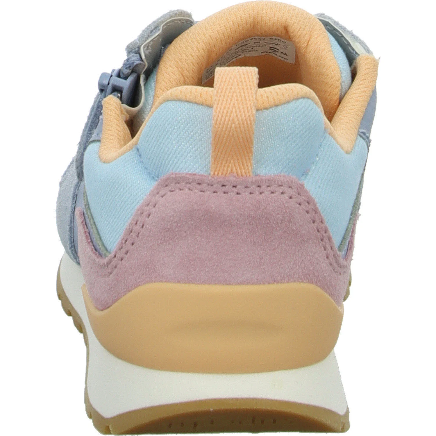 Superfit Kinder Halbschuhe zum Schnüren 1-009562-8400 Dash hellblau/orange WMS mittel