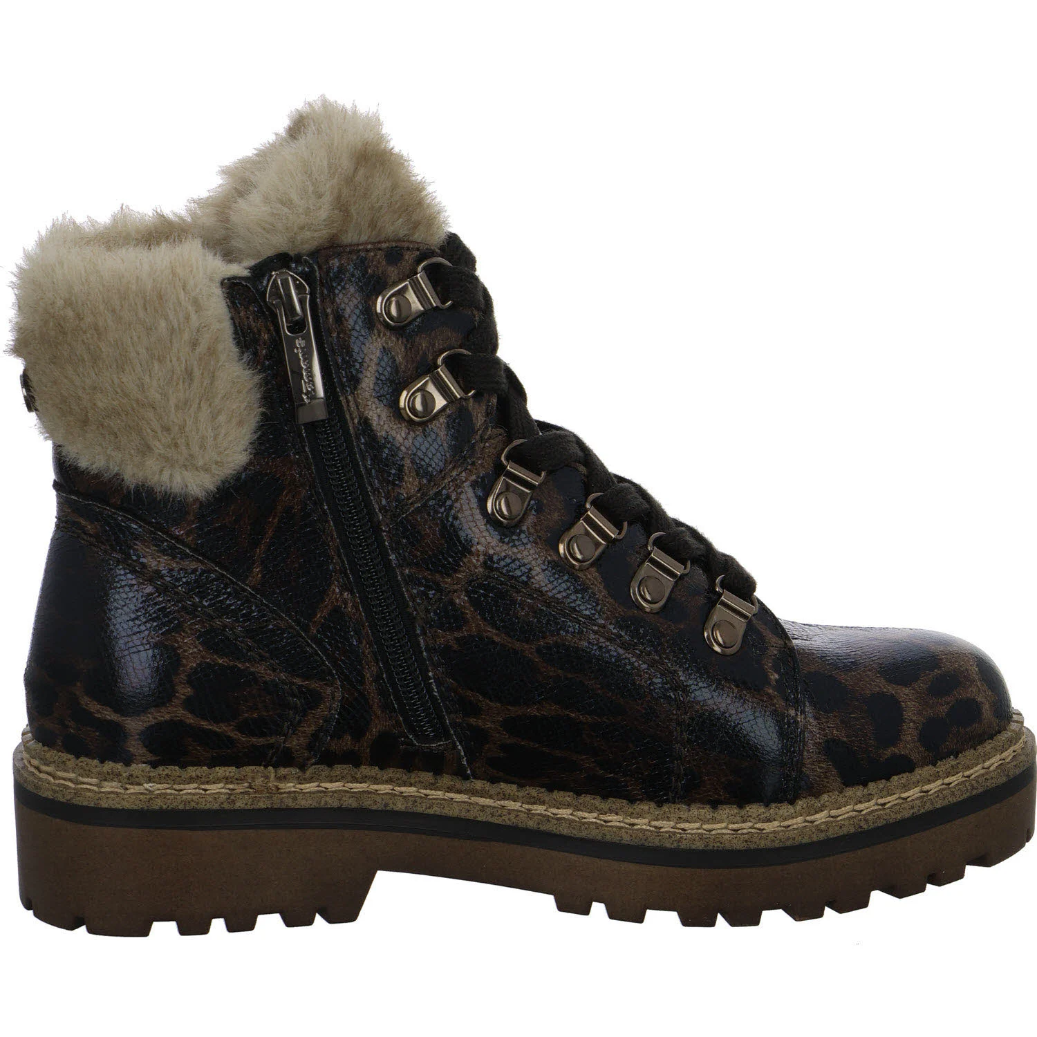 Element 7 von 8 (Bild) – Tamaris Damen Schnürstiefel warm 1-26263-43-36Z 1-26263-43 brown leopard normal