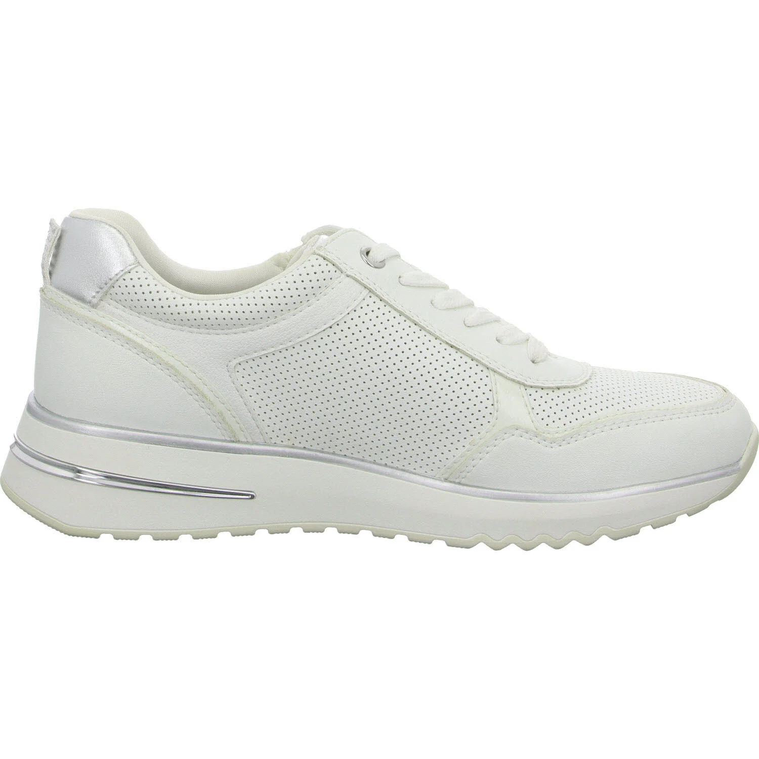 Element 7 von 8 (Bild) – Marco Tozzi Damen Schnürschuhe 2-23770-44/197 2-23770-44 white comb normal