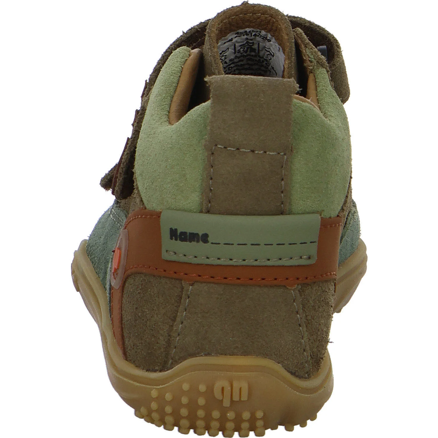 qnuffs Kinderschuh zum Schlupfen QN 0010142/260 Kastanie salbei/hazel WMS mittel