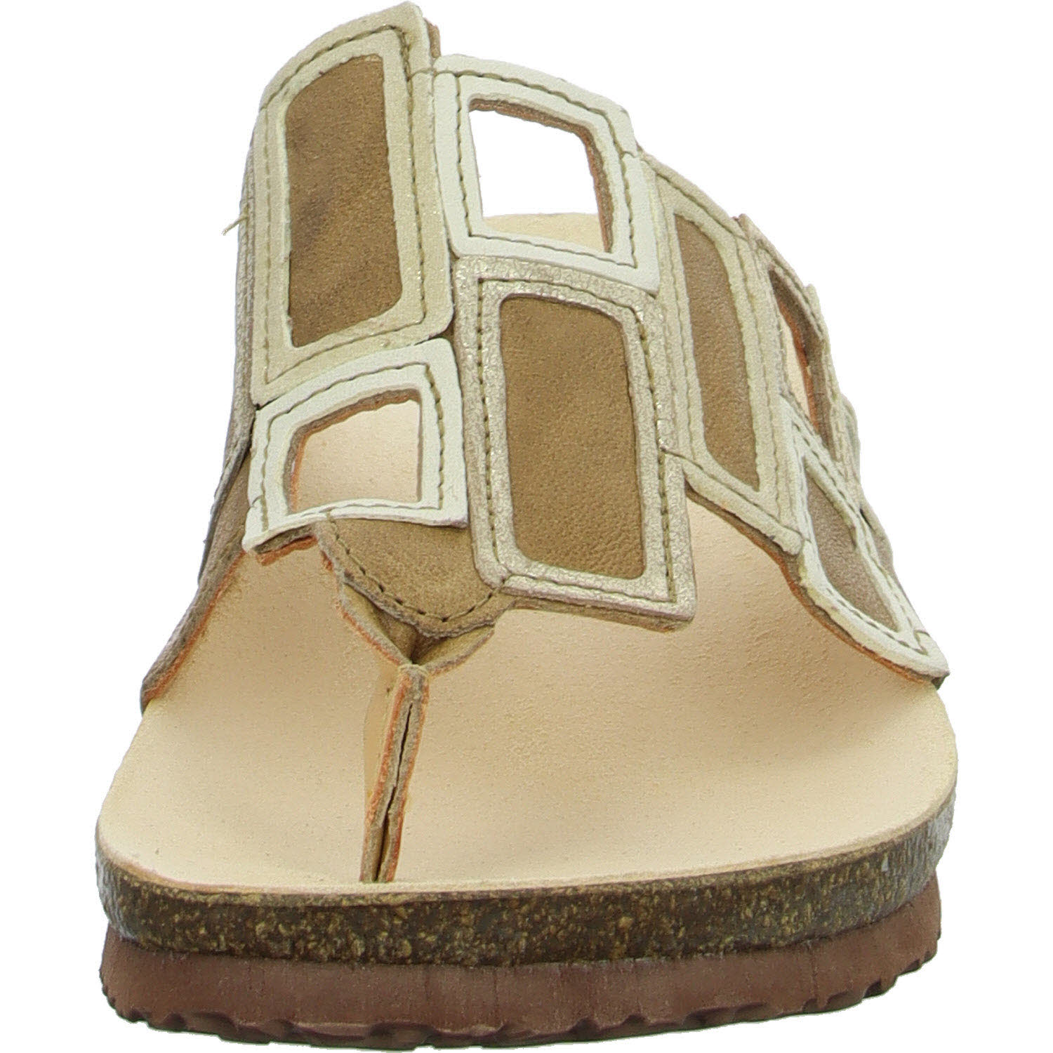 Element 3 von 8 (Bild) – Think Damen Pantoletten 3-001136-4000 Julia nude/kombi F 1/2 (normal)