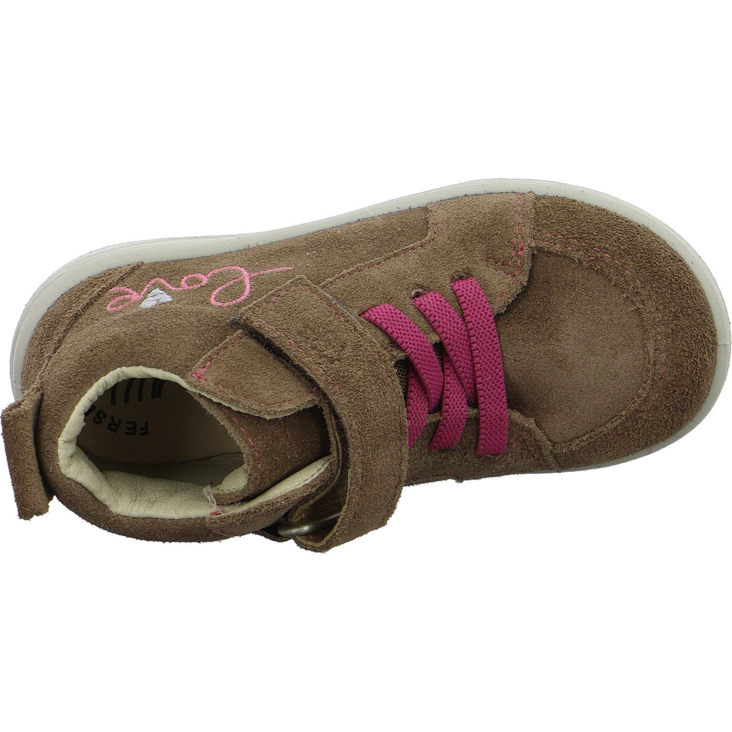 Ricosta Kinderschuh zum Schlupfen 50 2006502/270 Lou schoko/pink WMS mittel