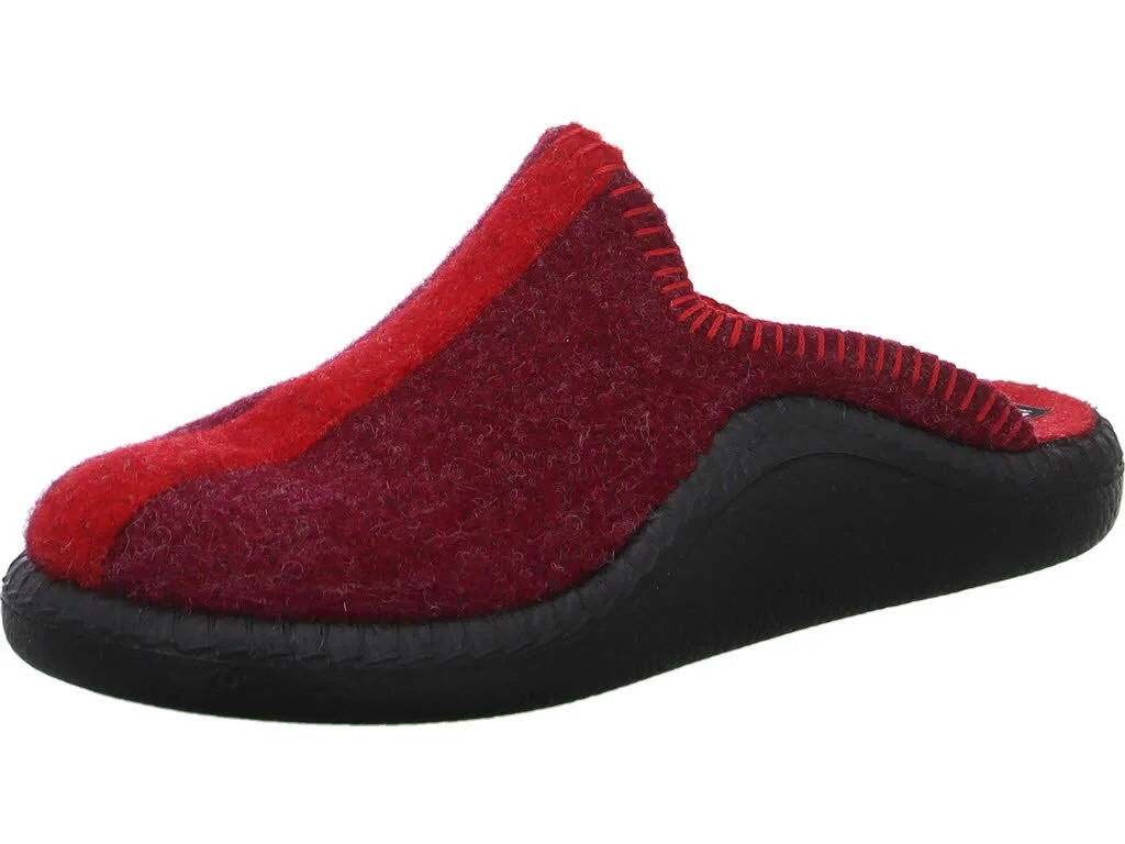 Josef Seibel Damen Sommerpantoffel 54702TE432/411 Monaco Damen 62 bordeaux-kombi normal