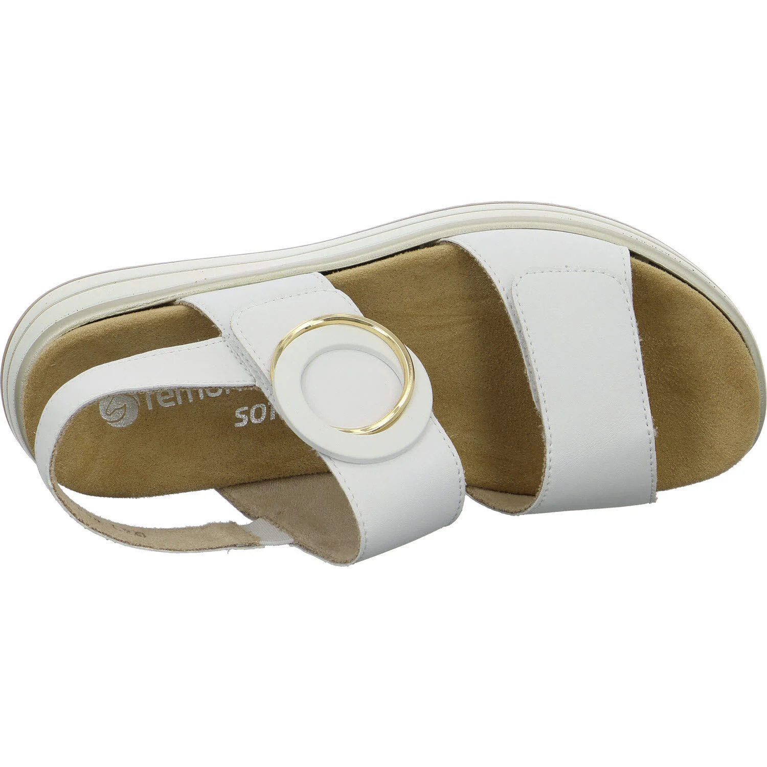 Remonte Damen Sandalen D1J63-80 D1J63 weiss F 1/2 (normal)