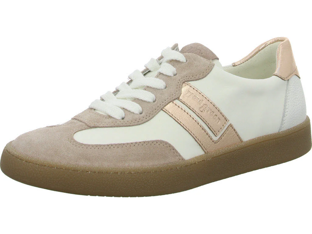 Paul Green Damen Schnürschuhe 5437-119 5437 times powder/white normal