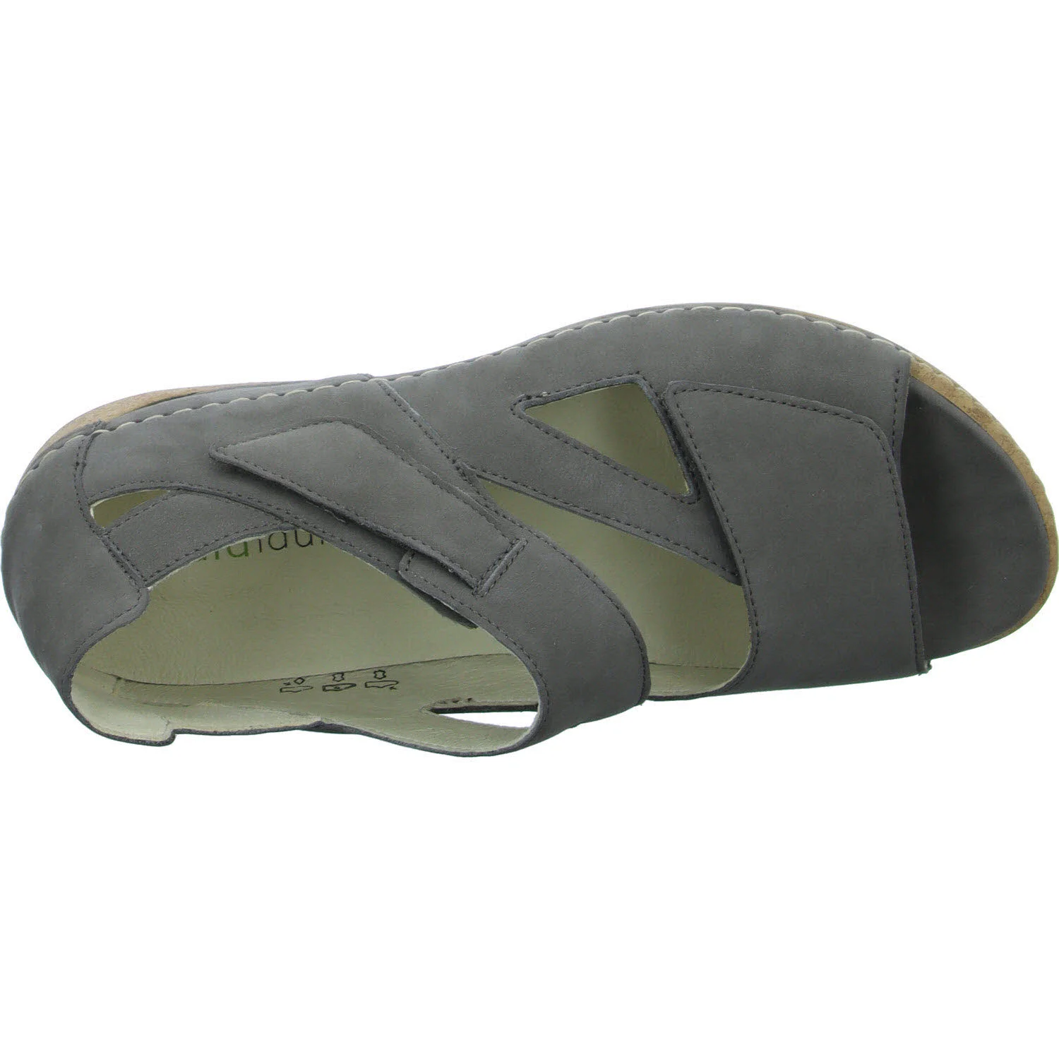 Waldläufer Damen Sandalen 342025-191/088 Heliett pietra H (weit)
