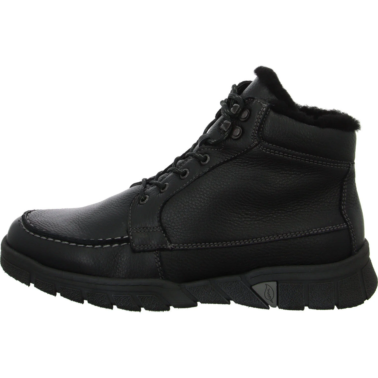 Waldläufer Herren Schnürstiefel warm 965901-169/001 H-Lino schwarz H (weit)