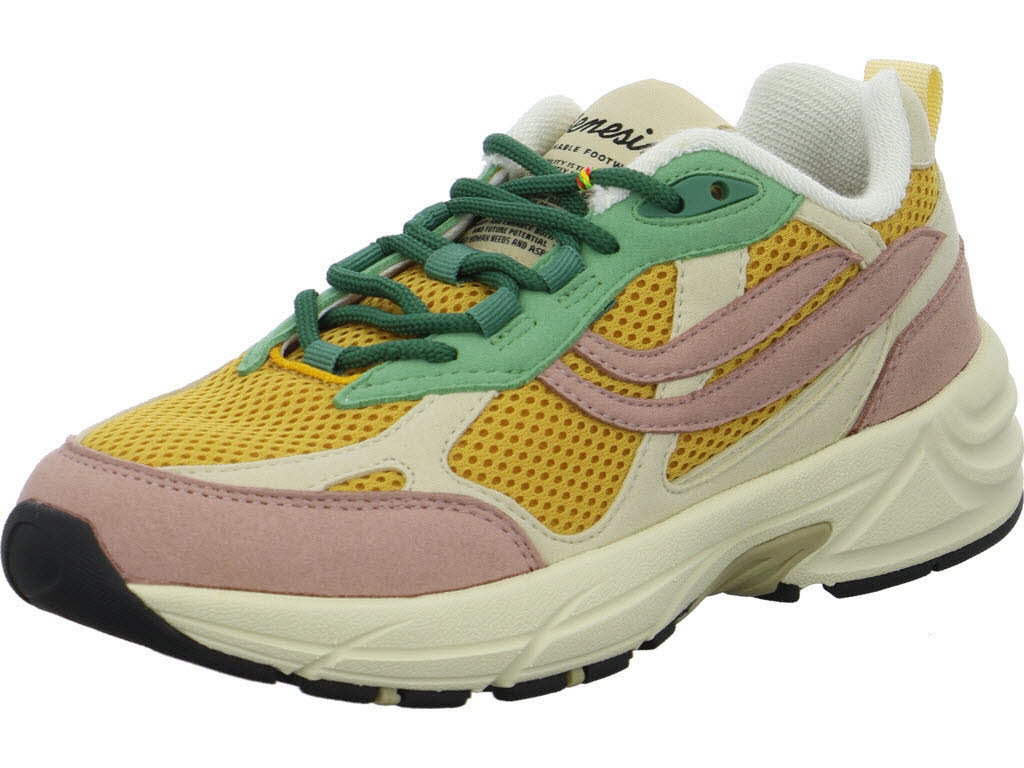 Genesis Damen Schnürschuhe 1006264 G-Eco`99 Multi Flowers rose/wheat/shilf normal