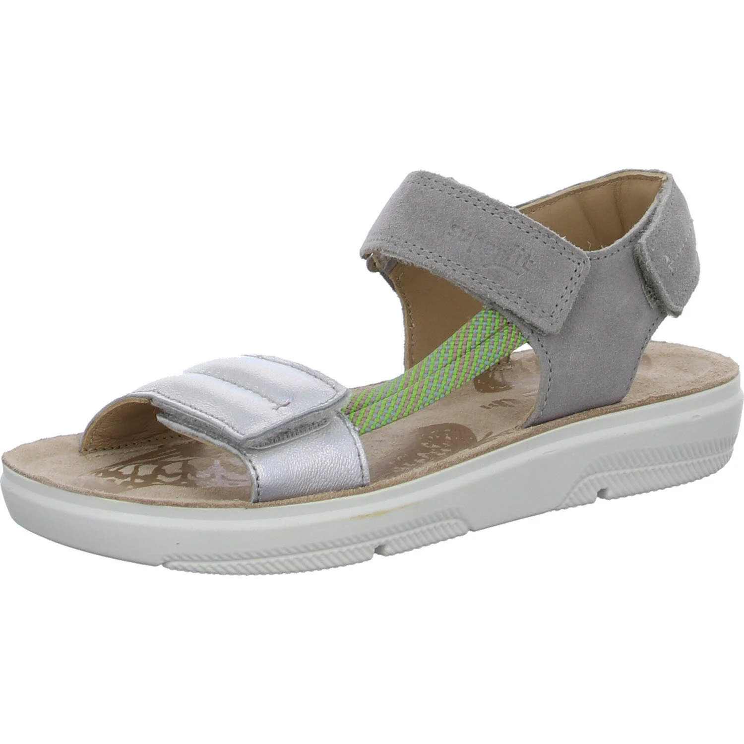 Element 2 von 8 (Bild) – Superfit Kinder Sandalen 1-000732-2500 Paloma hellgrau WMS mittel