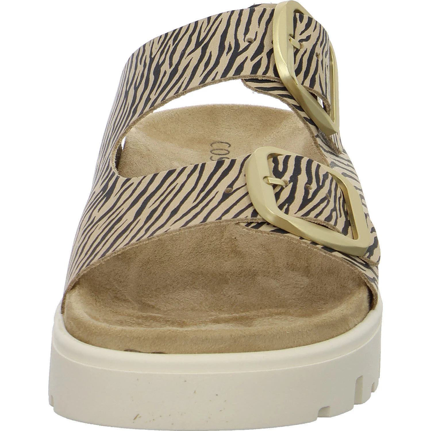 Cosmos Damen Pantoletten 6304703-49 6304703 beige/multi normal