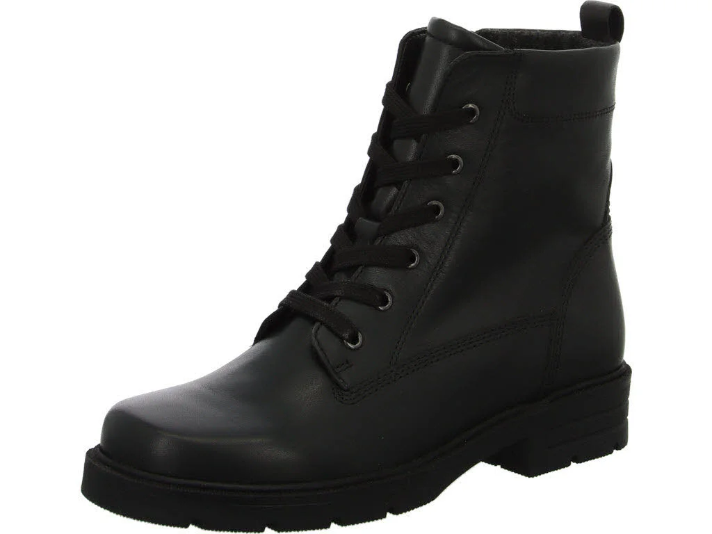 Gabor Damen Schnürstiefel 74.651.27 74.651 schwarz (schwarz) F (schmal/normal)