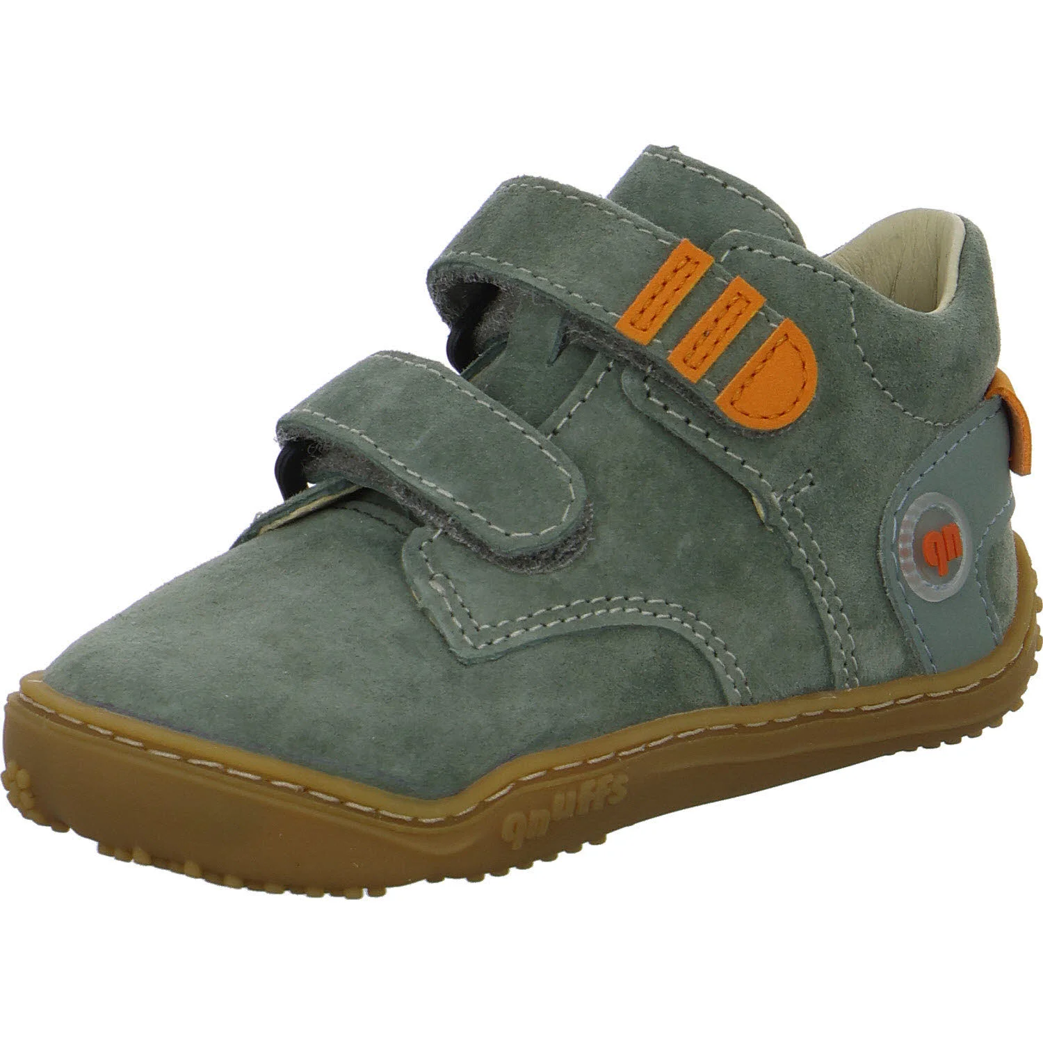 qnuffs Kinderschuh zum Schlupfen QN 0010132/570 Buche salbei/river WMS mittel