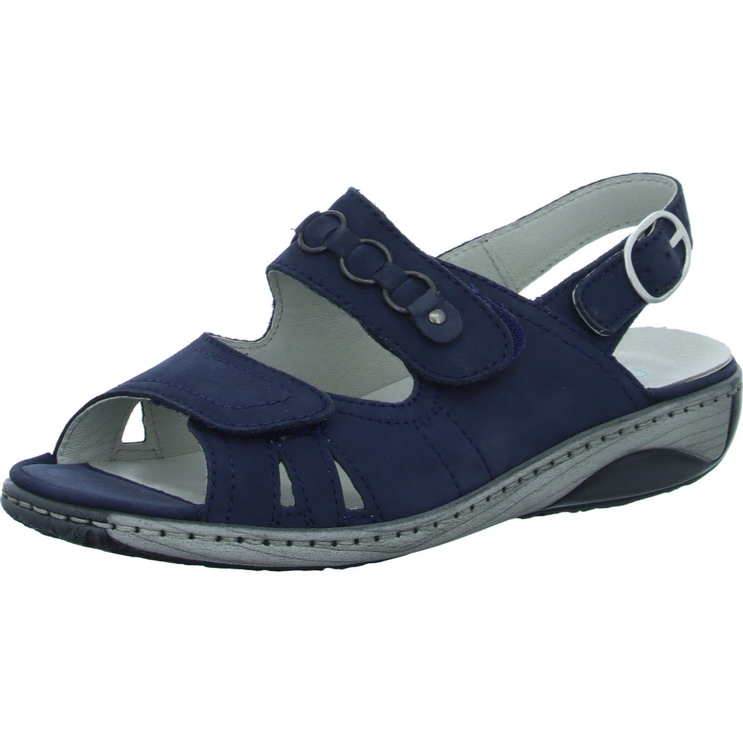 Element 2 von 8 (Bild) – Waldläufer Damen Sandalen 210004-191/217 Garda marine G (normal)