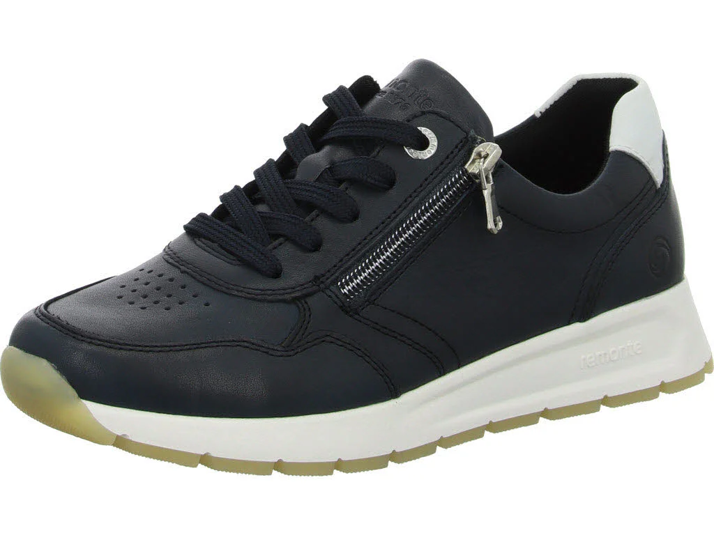Element 1 von 8 (Bild) – Remonte Damen Schnürschuhe D2G01-14 D2G01 nightblue/weiss/night G (weit)