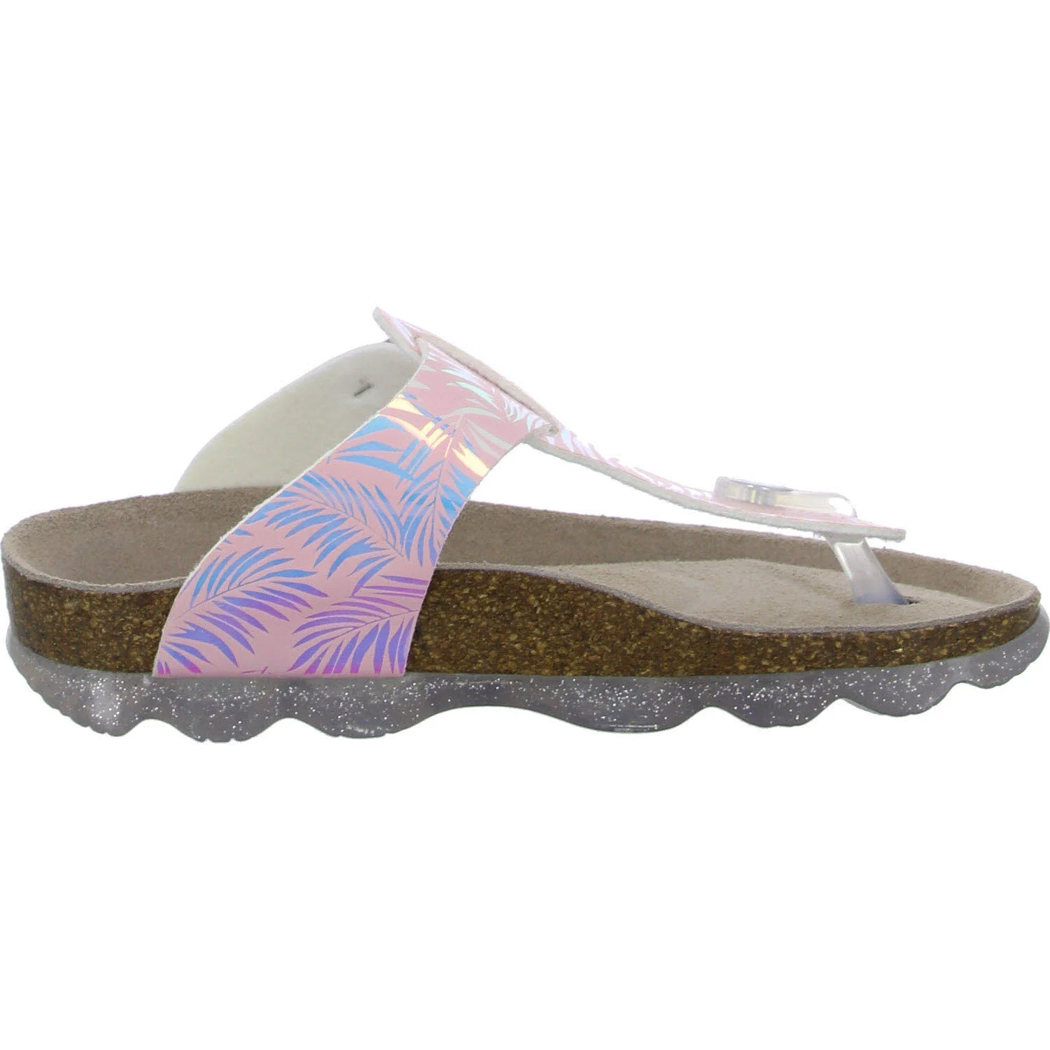 Superfit Kinder Pantoletten 000125-5500 JELLIES ROSA/SILBER WMS mittel